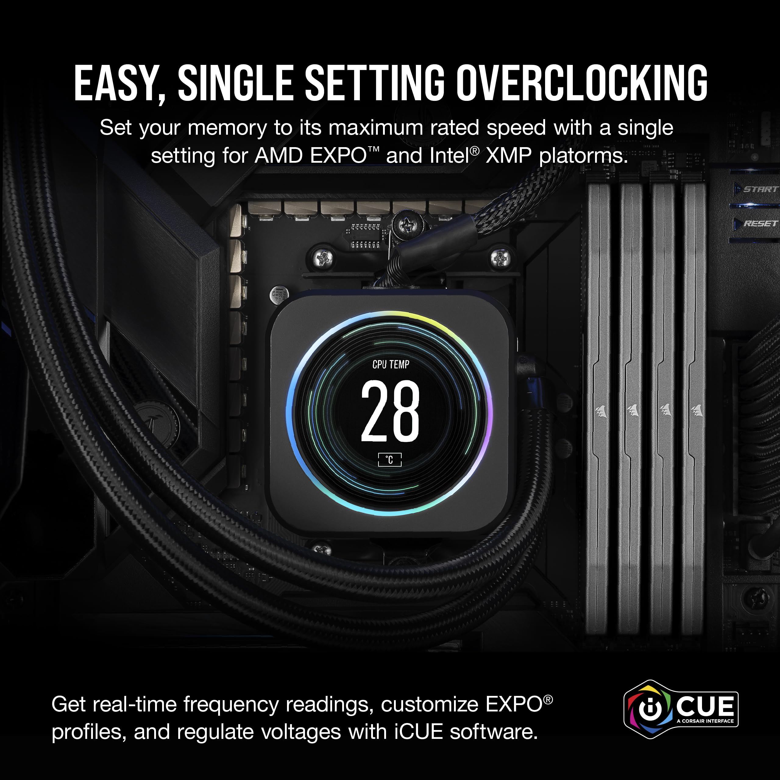 corsair-vengeance-ddr5-ram-32gb-2x16gb-6000mhz-cl30-amd-expo-intel-xmp-3-0-grey image 4