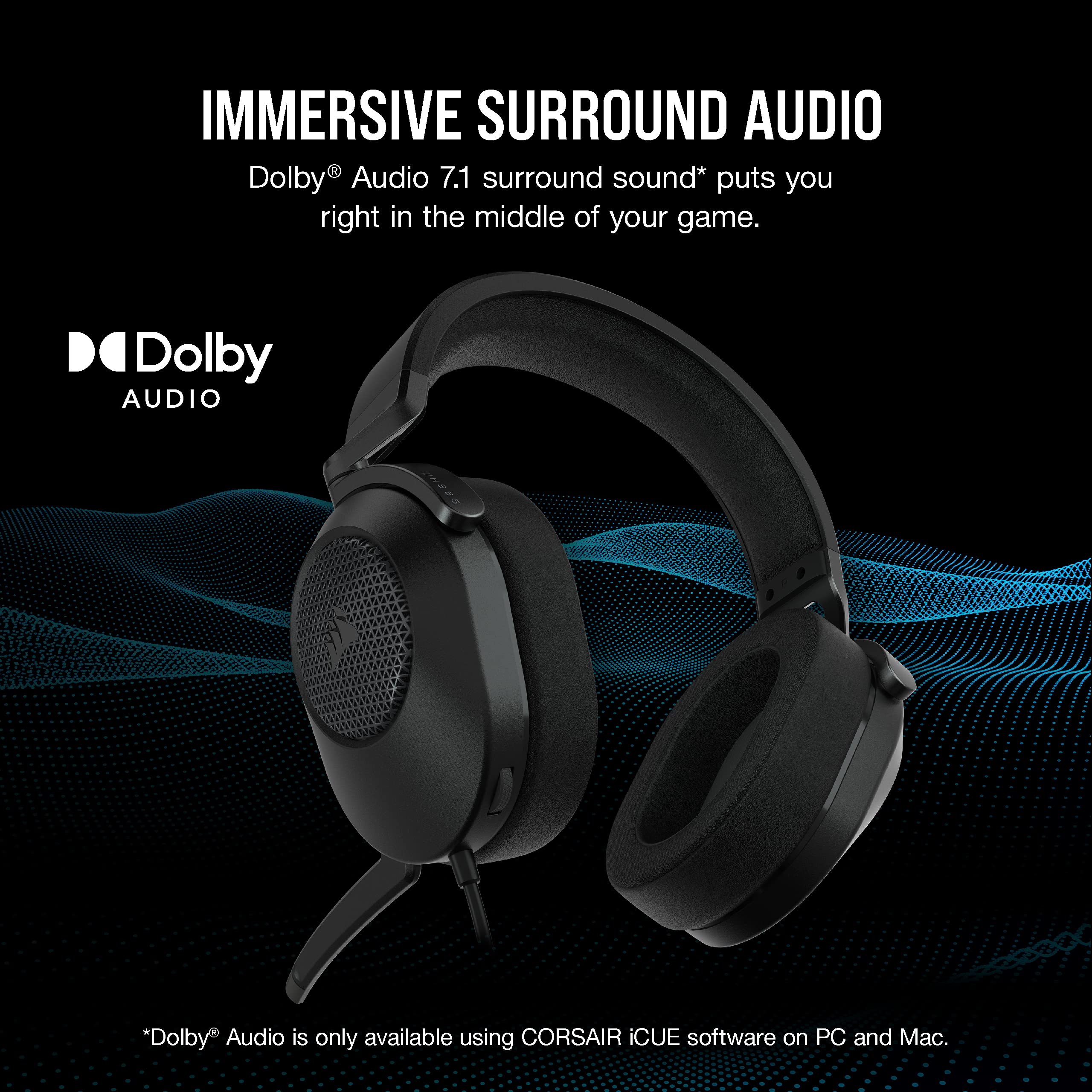 corsair-hs65-surround-multiplatform-wired-gaming-headset-dolby-atmos-sonarworks- image 3