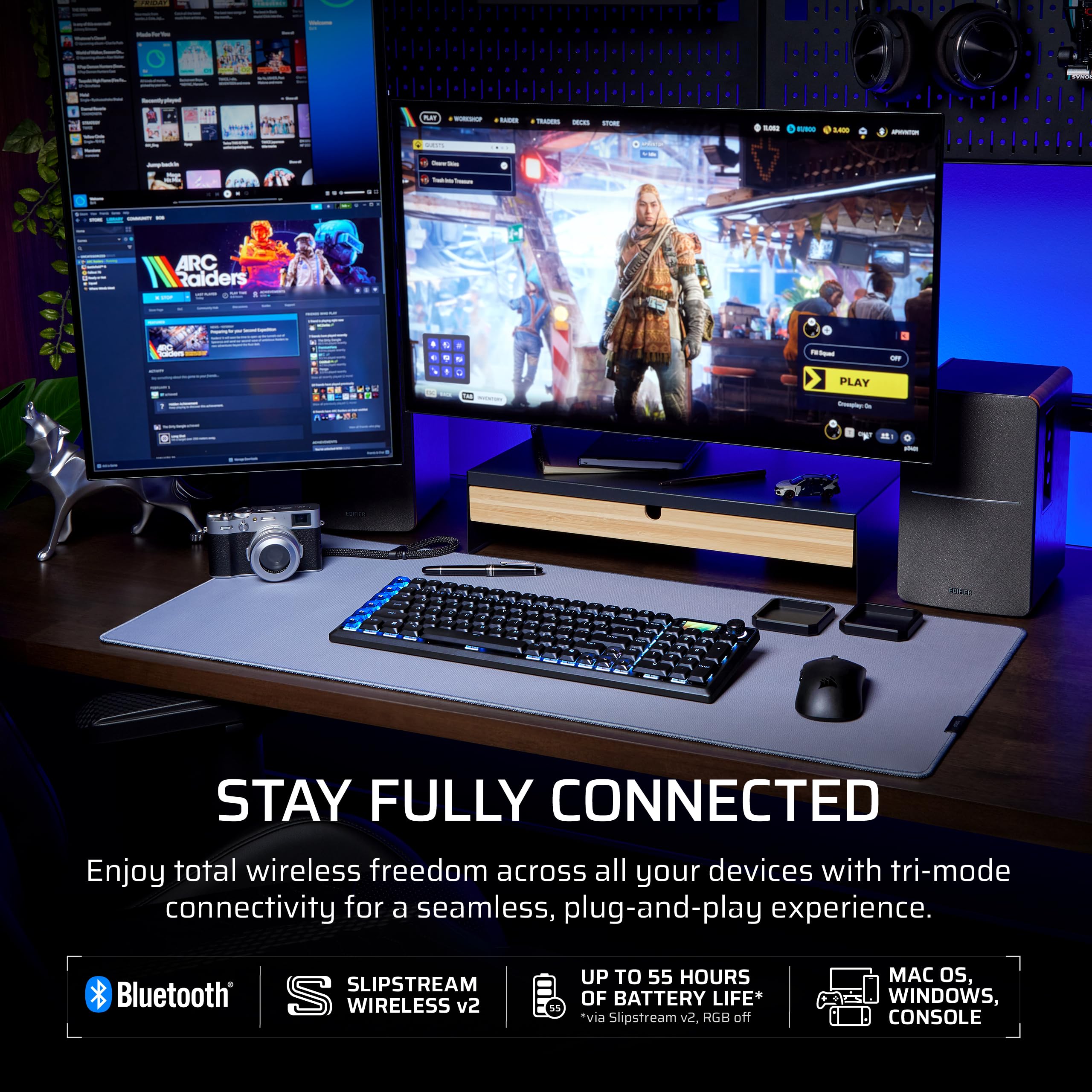 corsair-vanguard-air-99-wireless-low-profile-optical-mechanical-rgb-gaming-keybo image 7