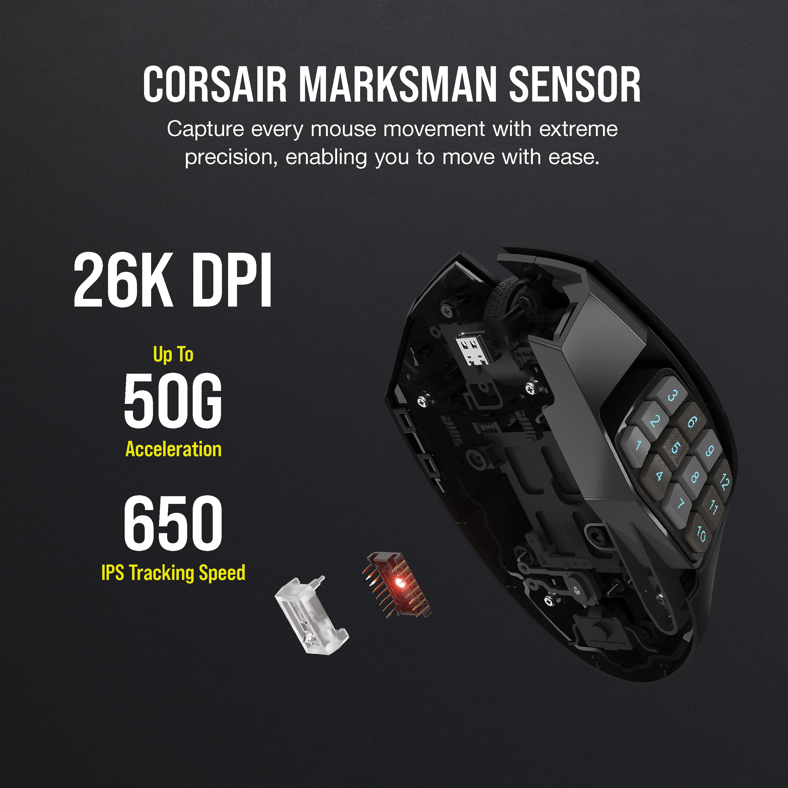 corsair-scimitar-elite-rgb-wireless-mmo-gaming-mouse-26-000-dpi-16-buttons-key-s image 6