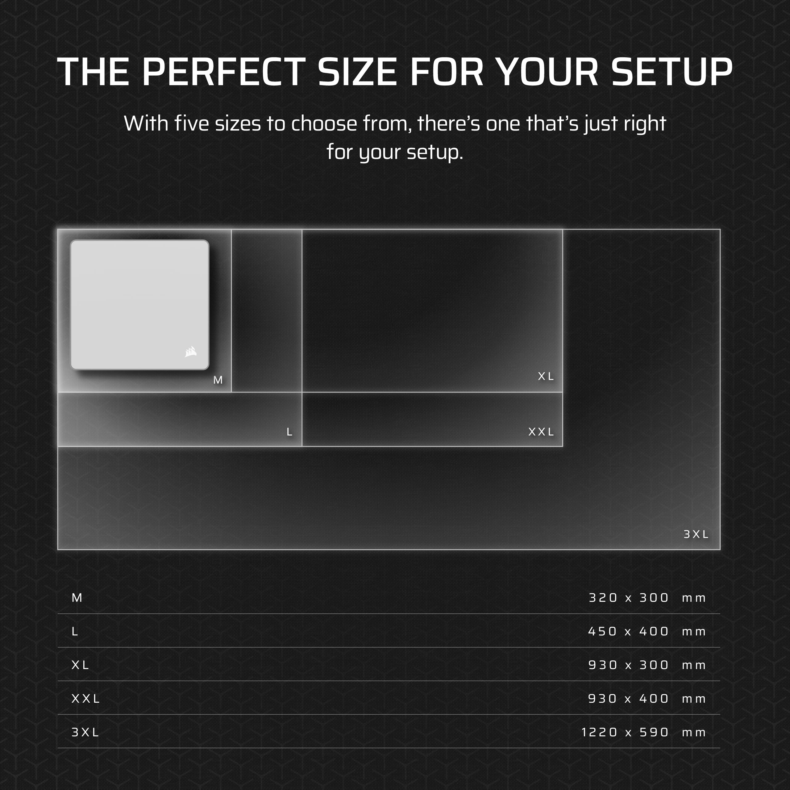 corsair-mm-anti-fray-cloth-gaming-mouse-pad-medium-320-x-300mm image 6