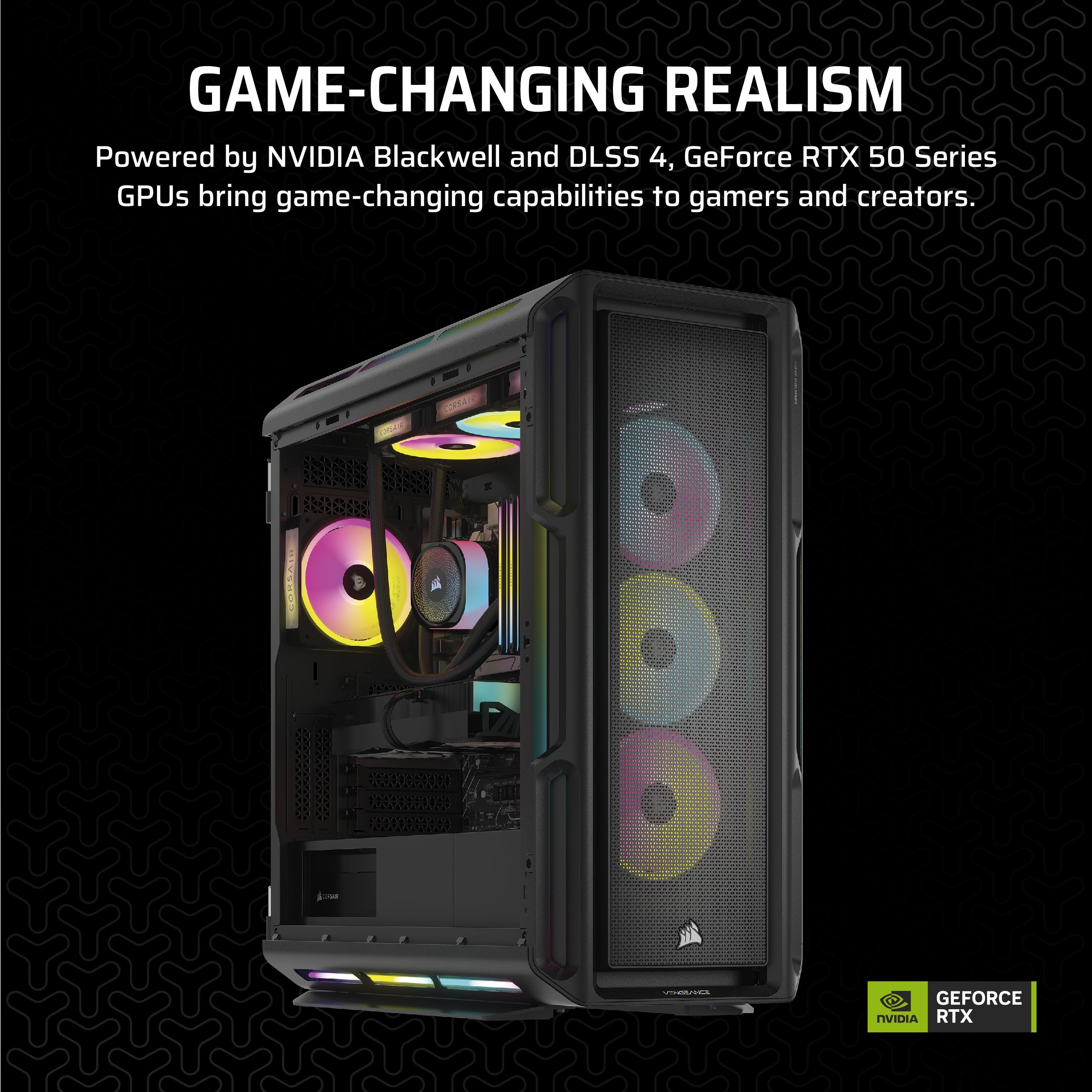 corsair-vengeance-i8200-gaming-pc-liquid-cooled-i9-14900kf-rtx-5080-64gb-dominat image 3