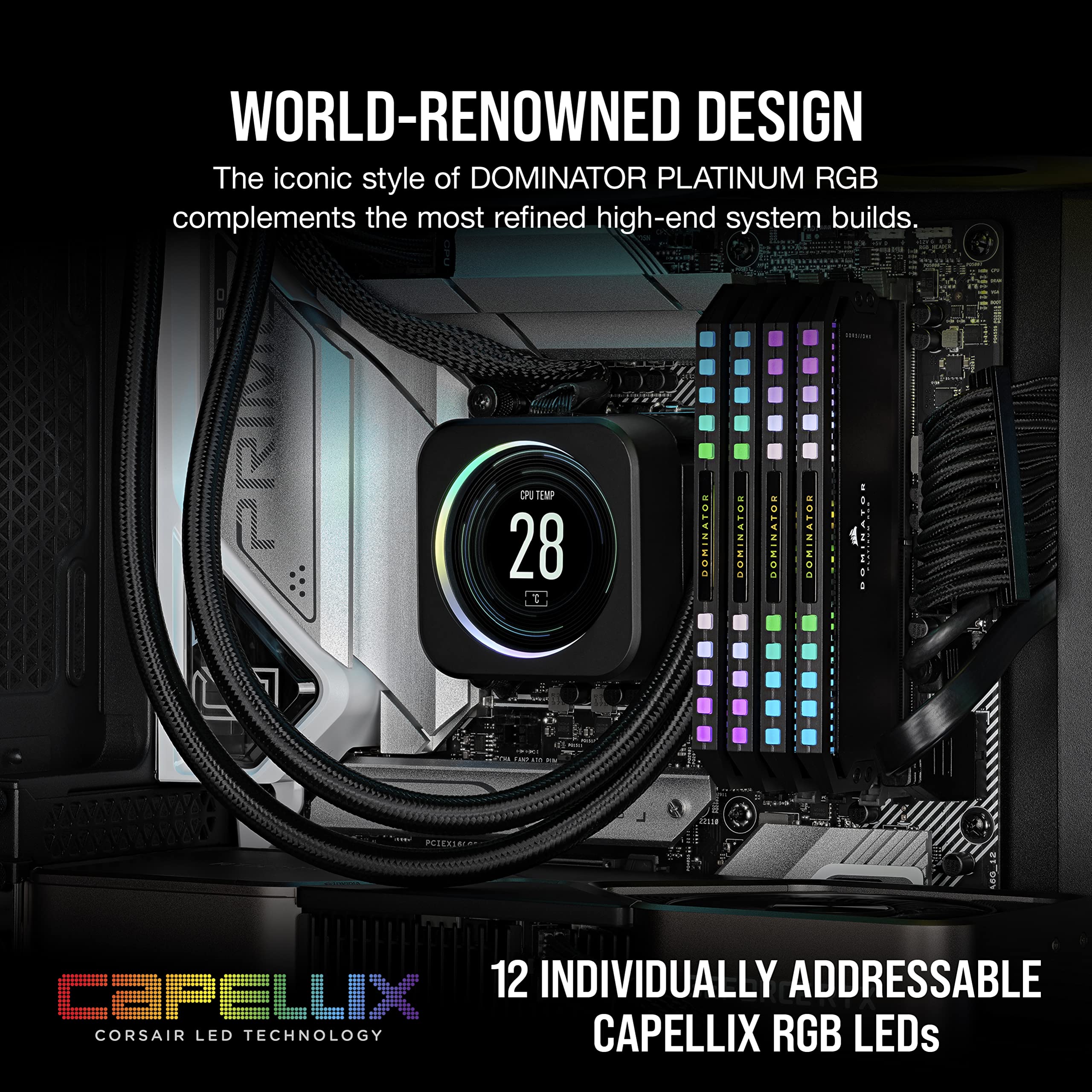 corsair-dominator-platinum-rgb-ddr5-64gb-4x16gb-6600mhz-cl32-intel-xmp-3-0-icue- image 4