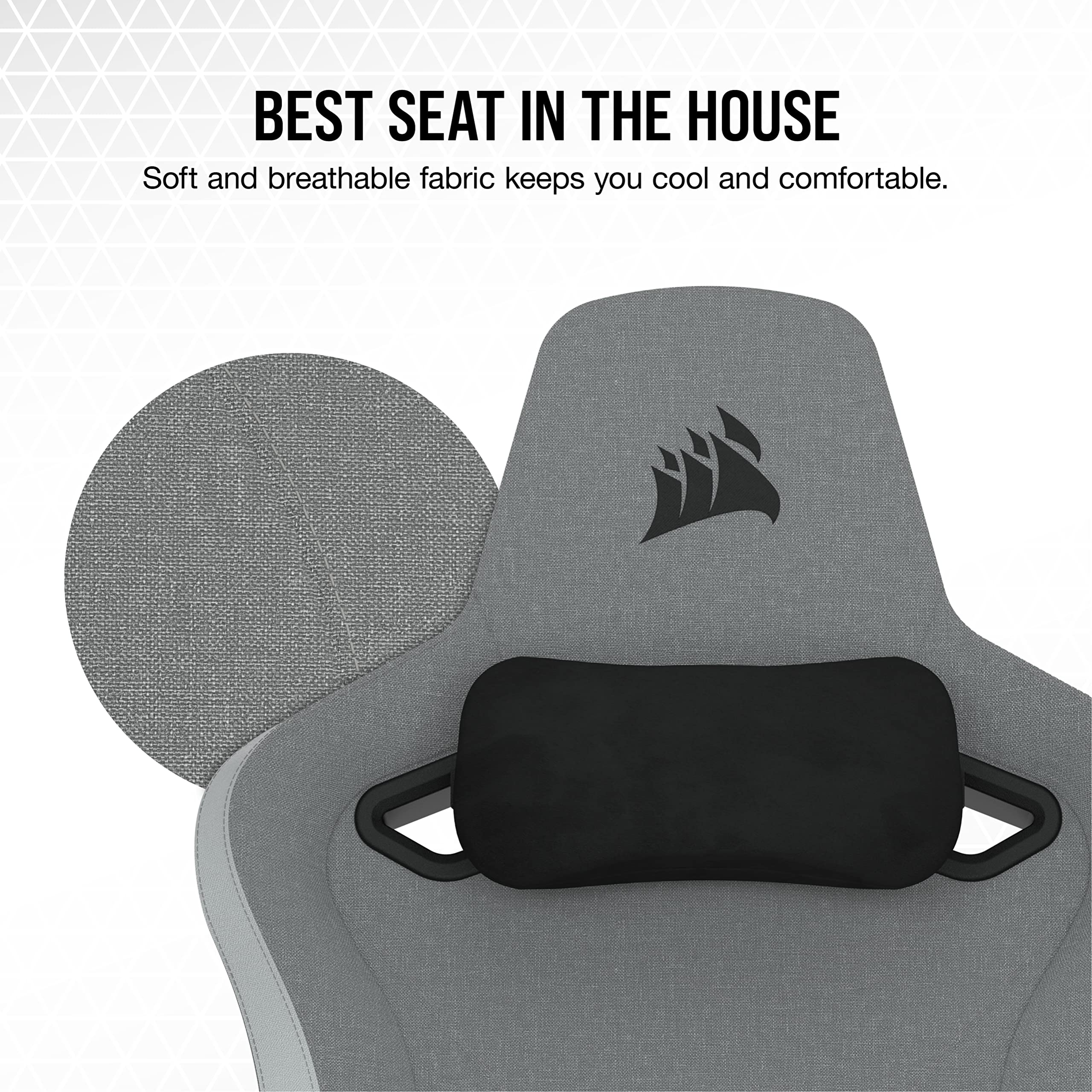 corsair-tc200-fabric-gaming-chair-standard-fit-light-gray-and-white image 4