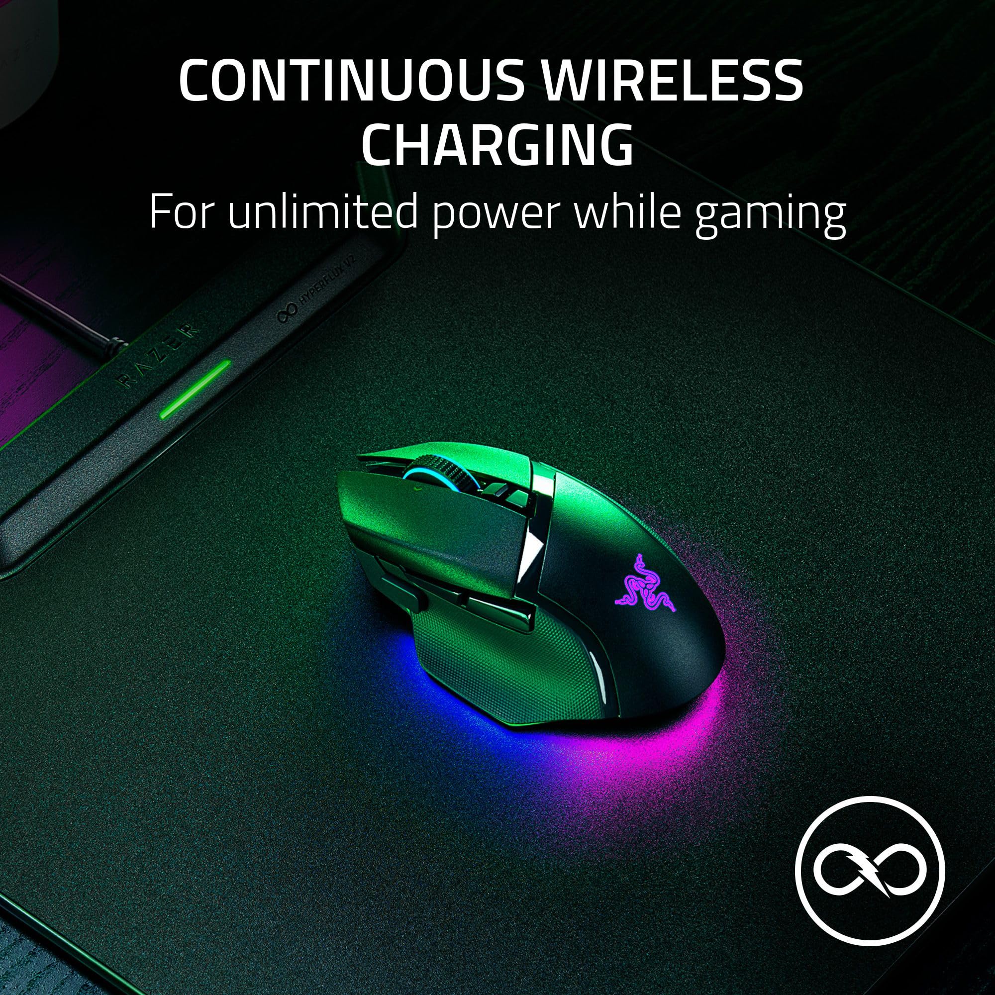 razer-hyperflux-v2-wireless-charging-system-hard-surface-mouse-mat-puck image 2