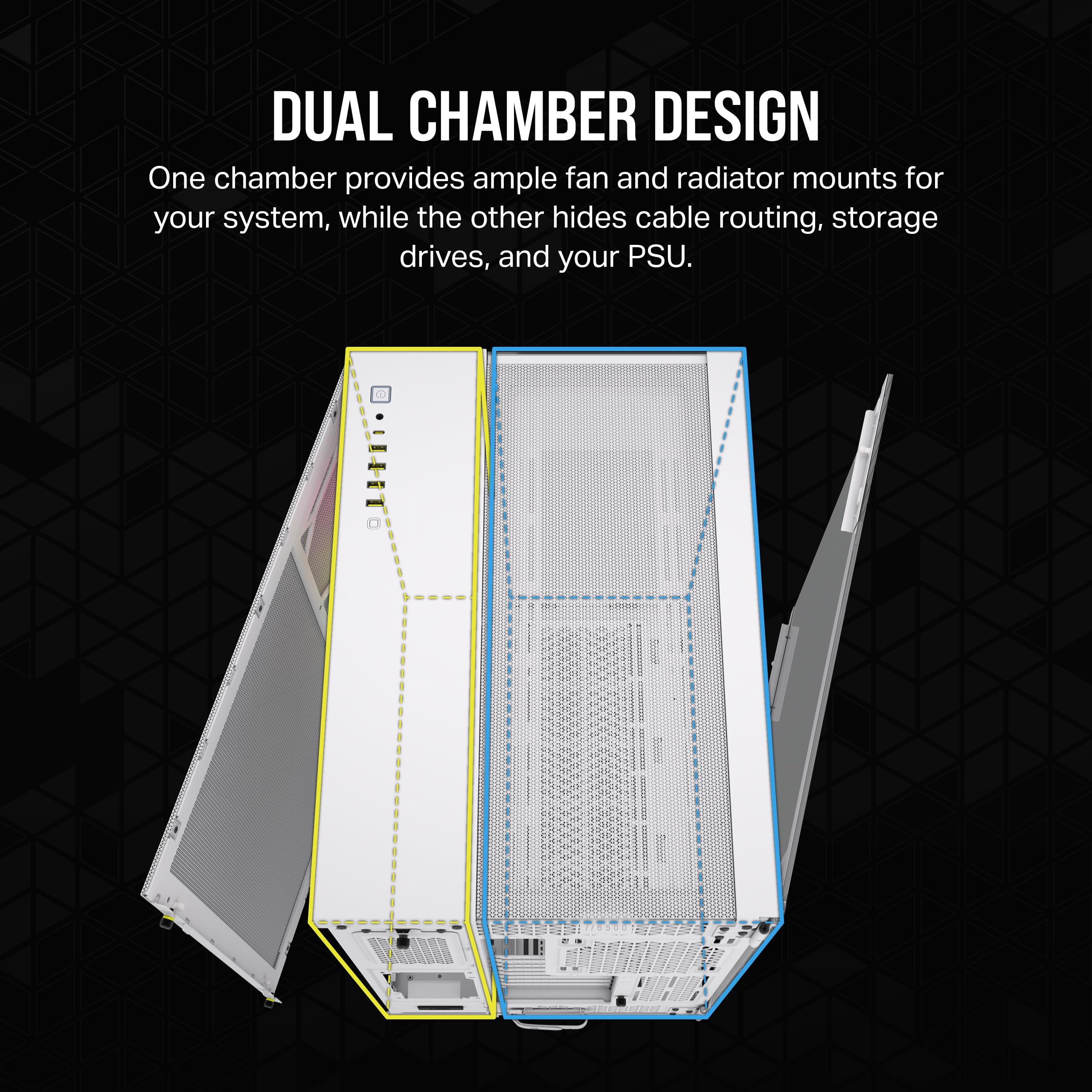 corsair-icue-link-6500x-rgb-mid-tower-atx-pc-case-panoramic-tempered-glass-rever image 3