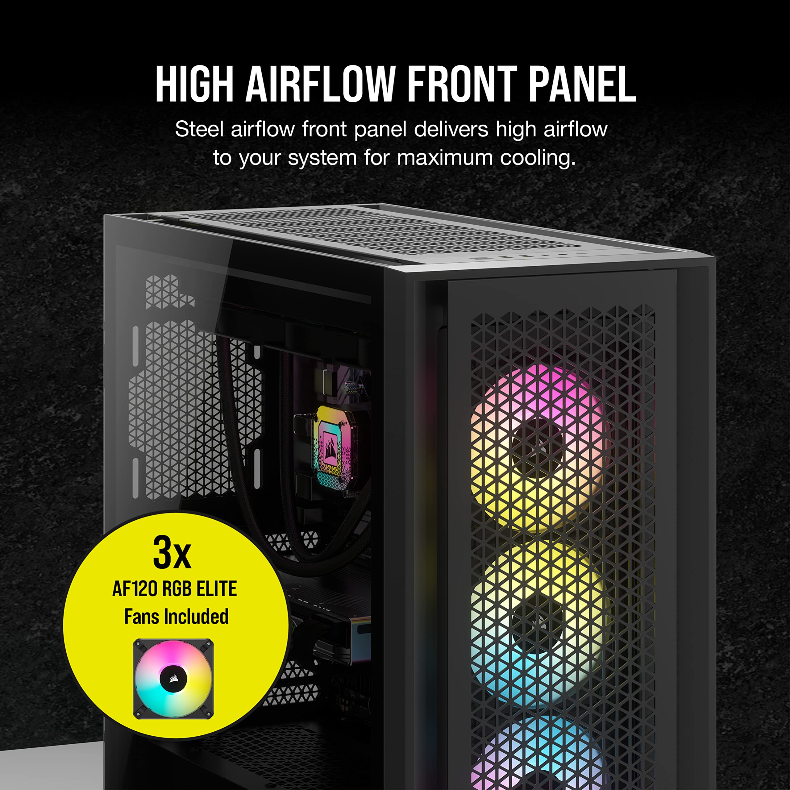 corsair-5000d-rgb-mid-tower-case-high-airflow-design-3x-af120-rgb-fans-lighting- image 4