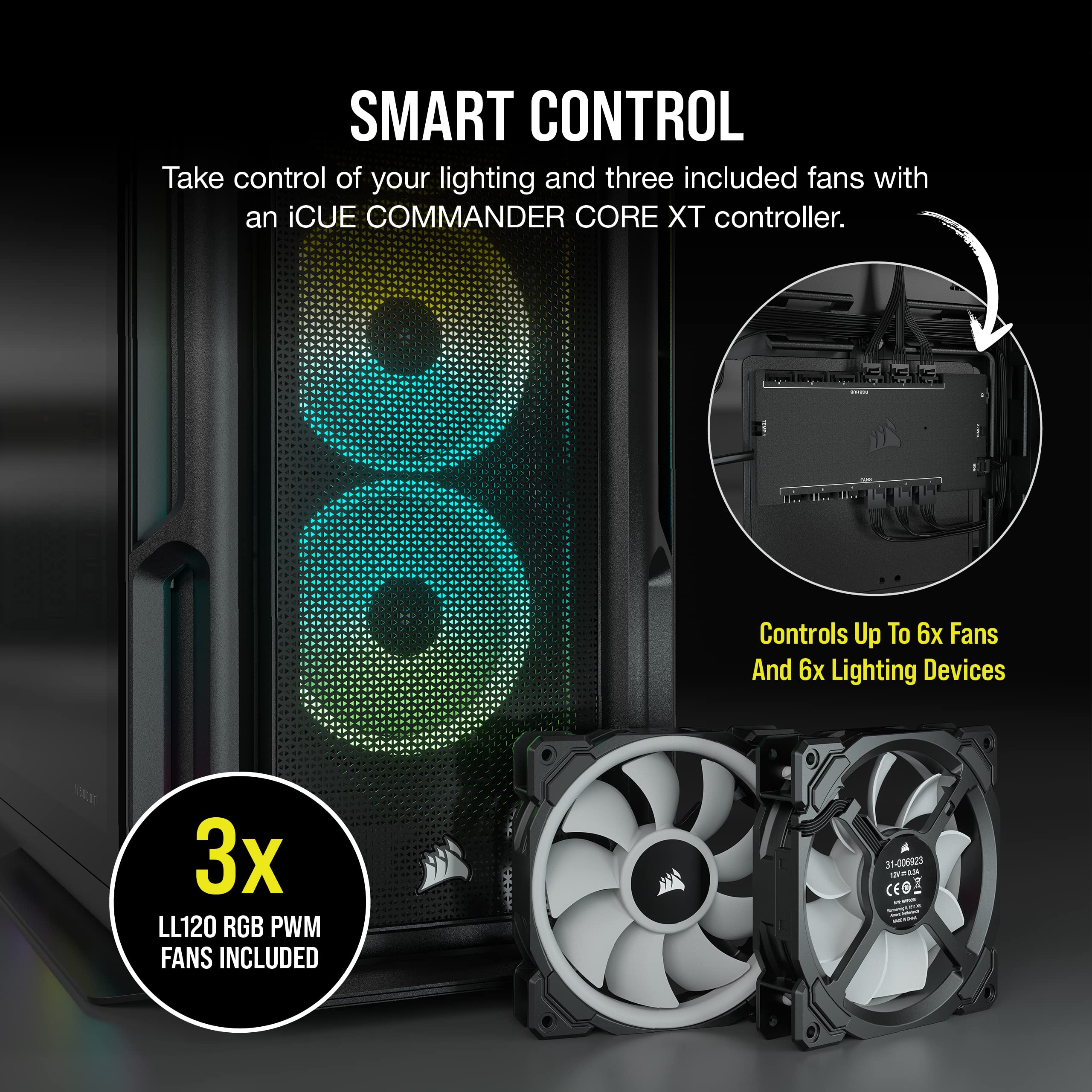 corsair-icue-5000t-rgb-mid-tower-case-black image 4