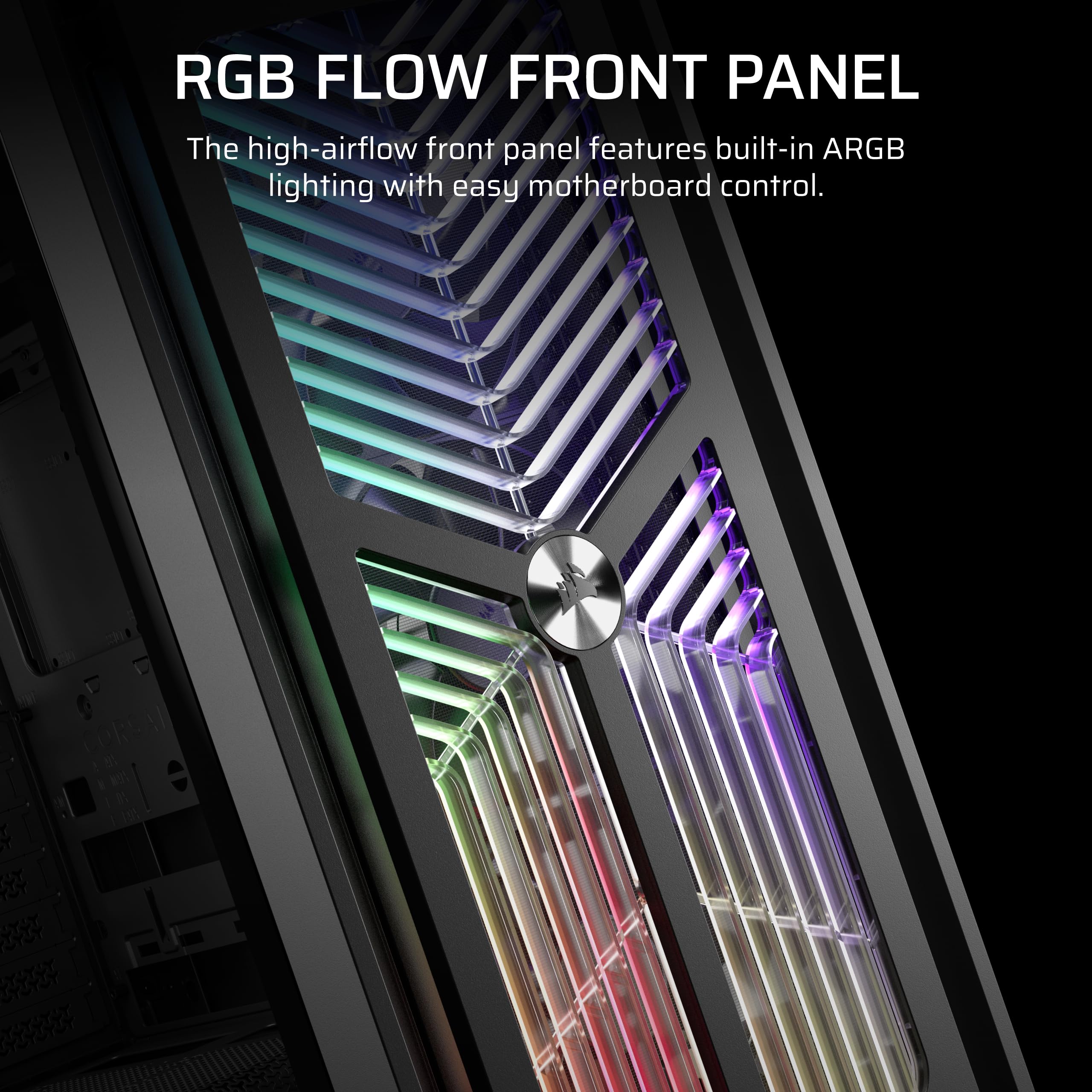 corsair-frame-4000x-rs-modular-mid-tower-atx-pc-case-rgb-front-panel-4x-rs120-pw image 3