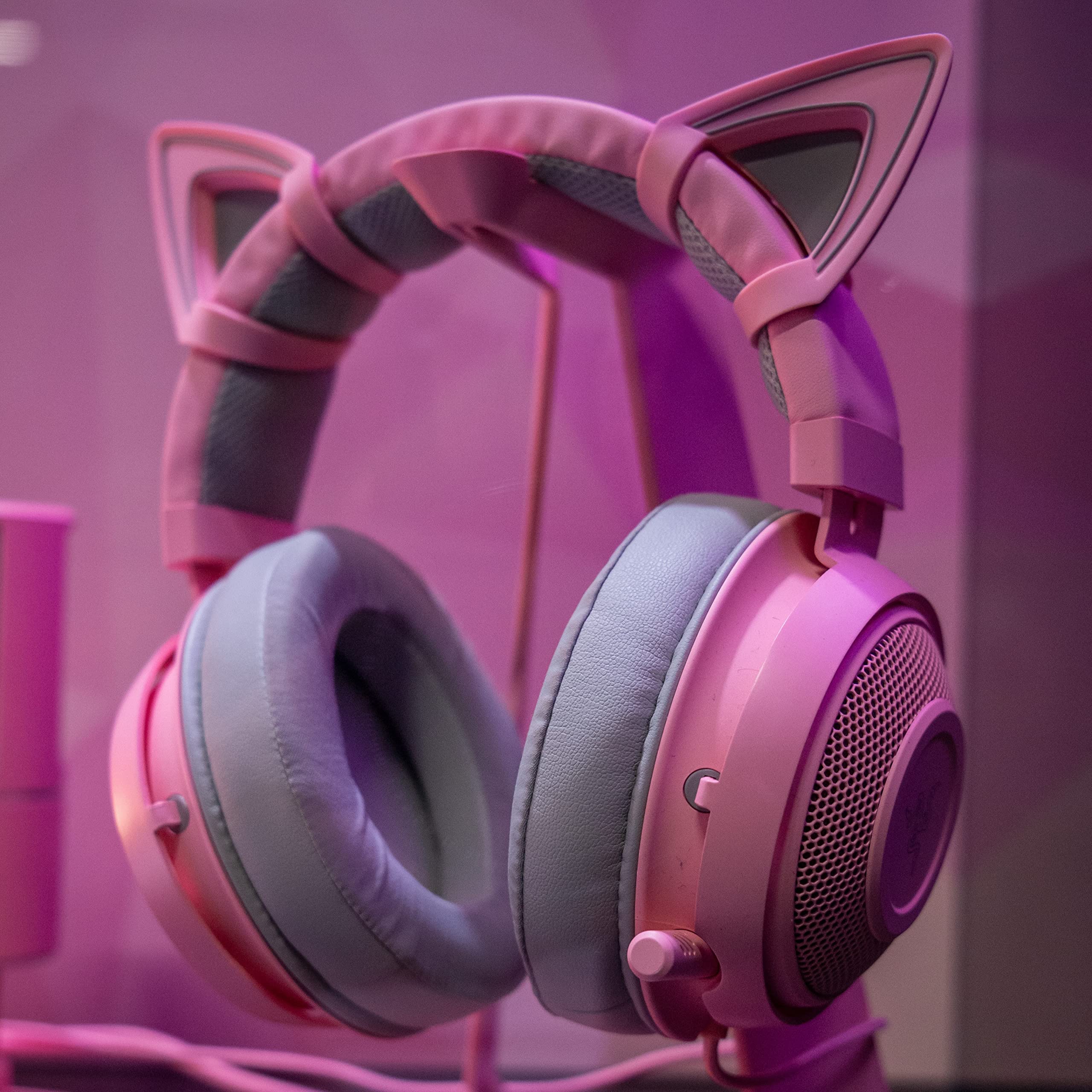 razer-kitty-ears-for-kraken-headsets-quartz-pink image 4