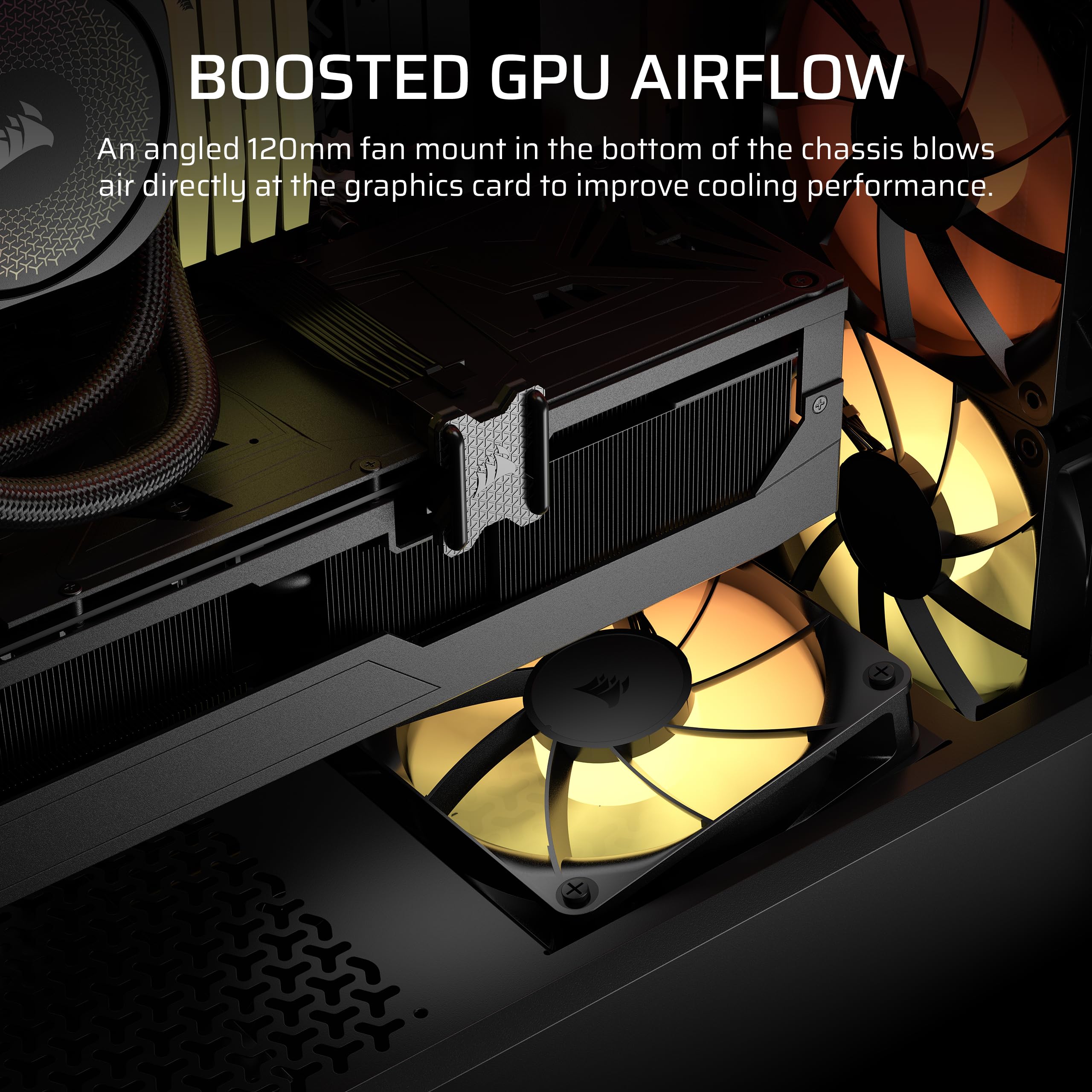 corsair-3200d-rs-argb-mid-tower-pc-case-3x-rs120-argb-fans-included-gpu-anti-sag image 4