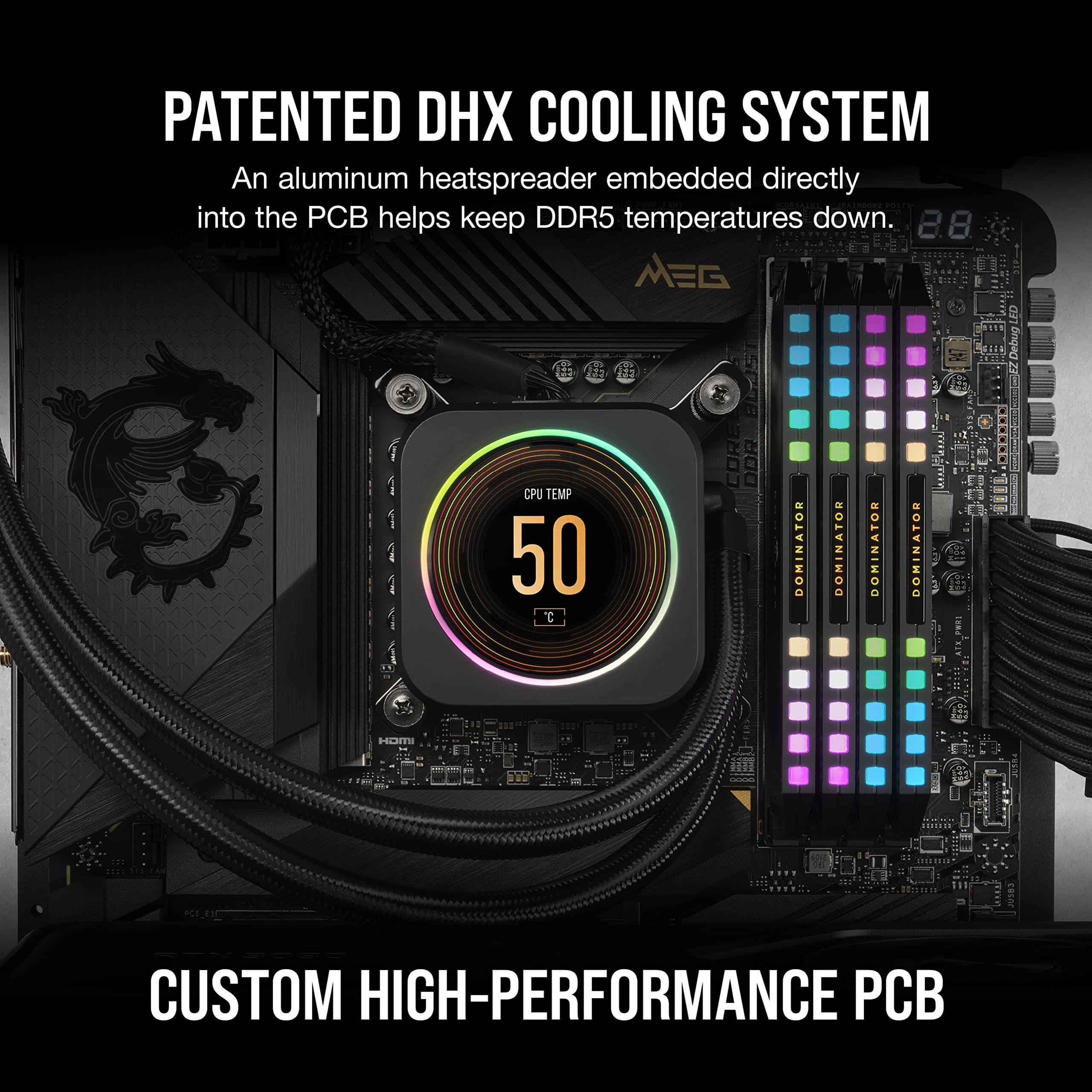 corsair-dominator-platinum-rgb-ddr5-64gb-4x16gb-6600mhz-cl32-intel-xmp-3-0-icue- image 5