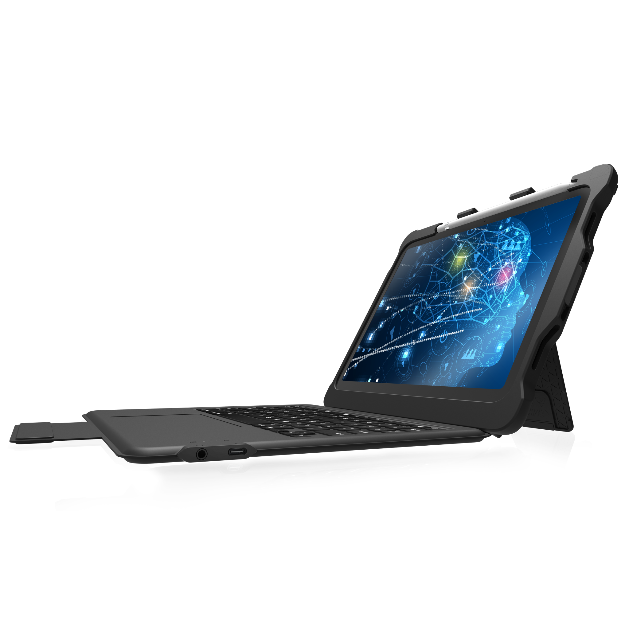 stm-goods-dux-keyboard-trackpad-usb-c-case-for-ipad-a16-10th-gen-german-qwertz image 1