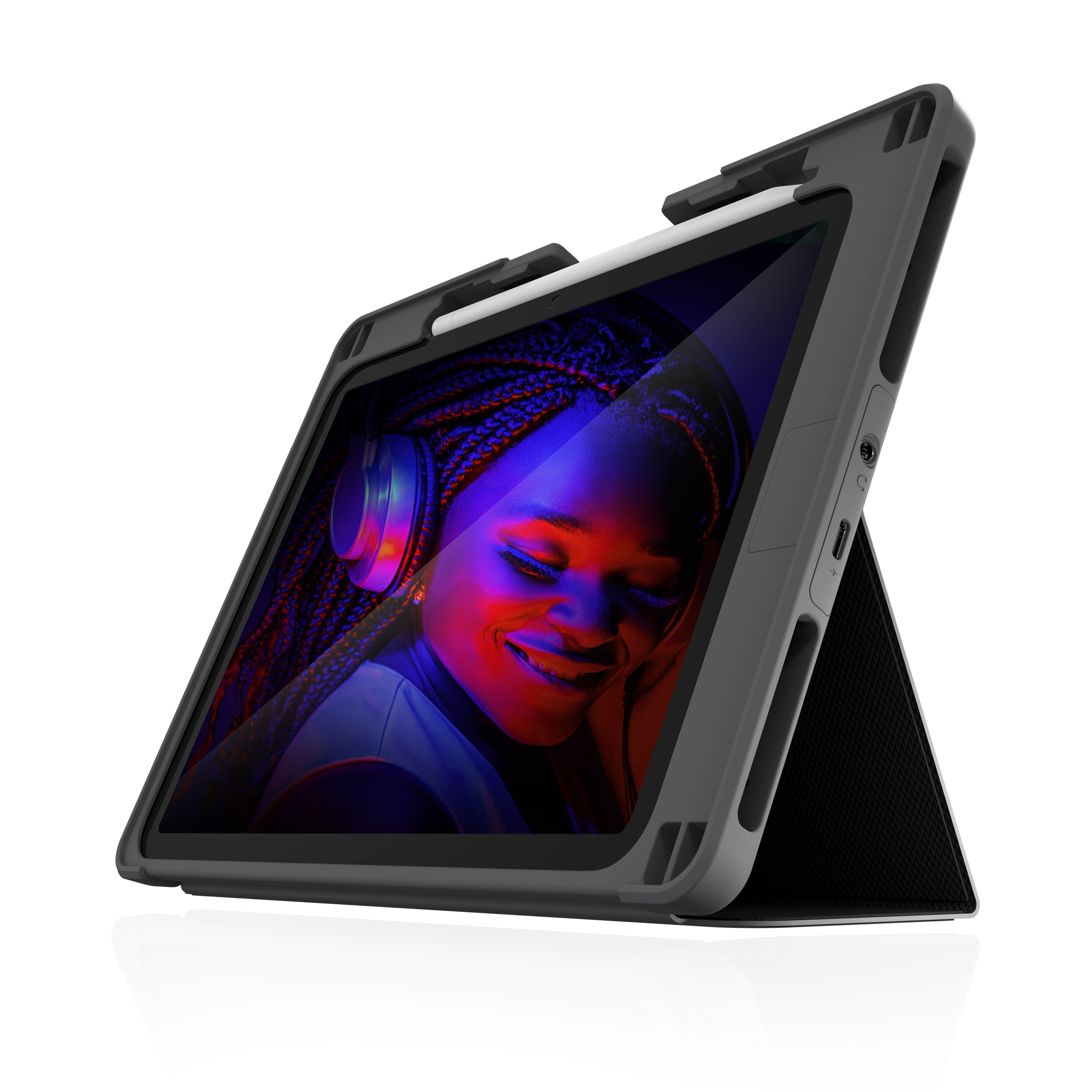stm-goods-dux-ox-case-for-ipad-a16-10th-gen-rugged-with-aux-port image 1