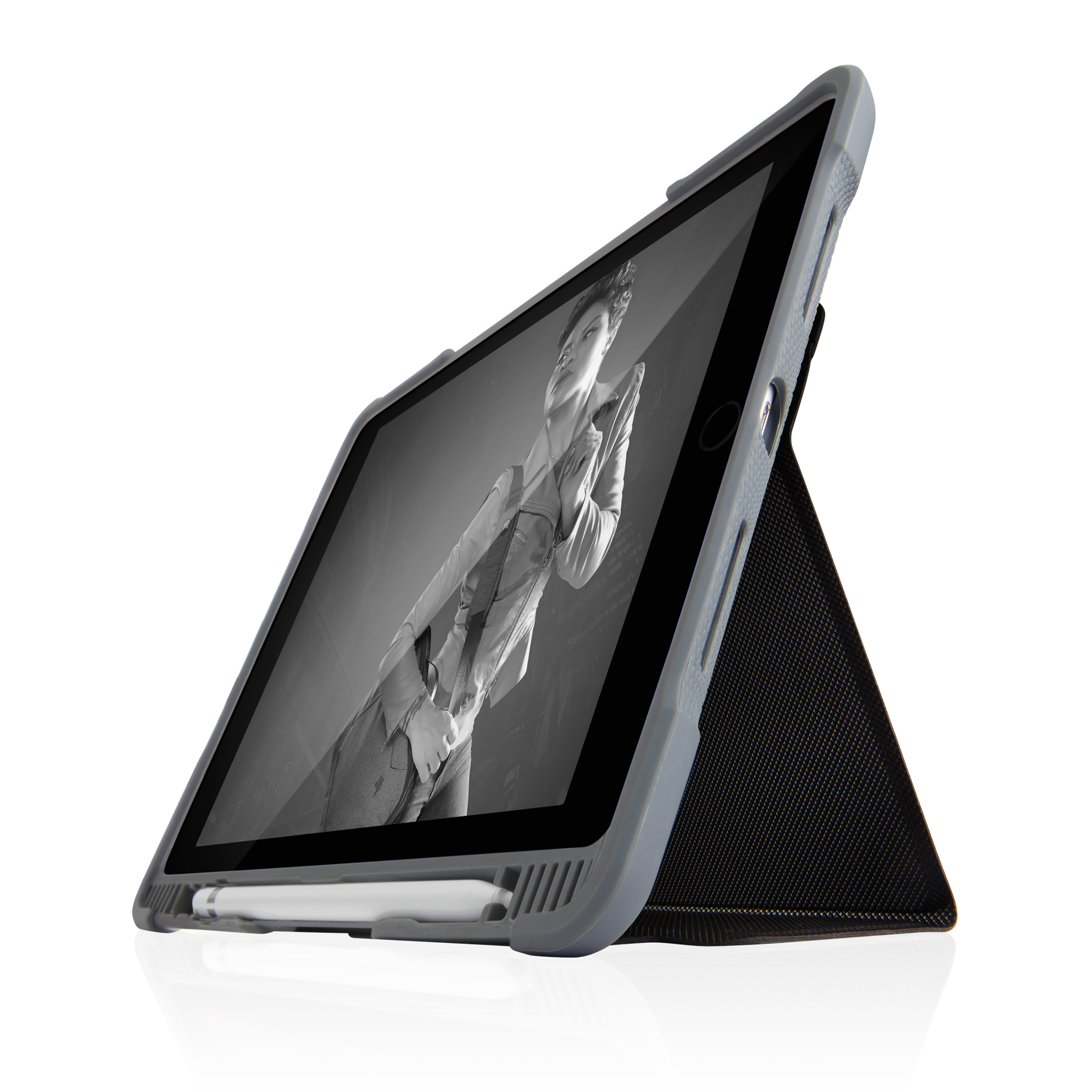 stm-goods-dux-plus-duo-case-for-ipad-6th-5th-gen-patented-magnetic-closure-penci image 1