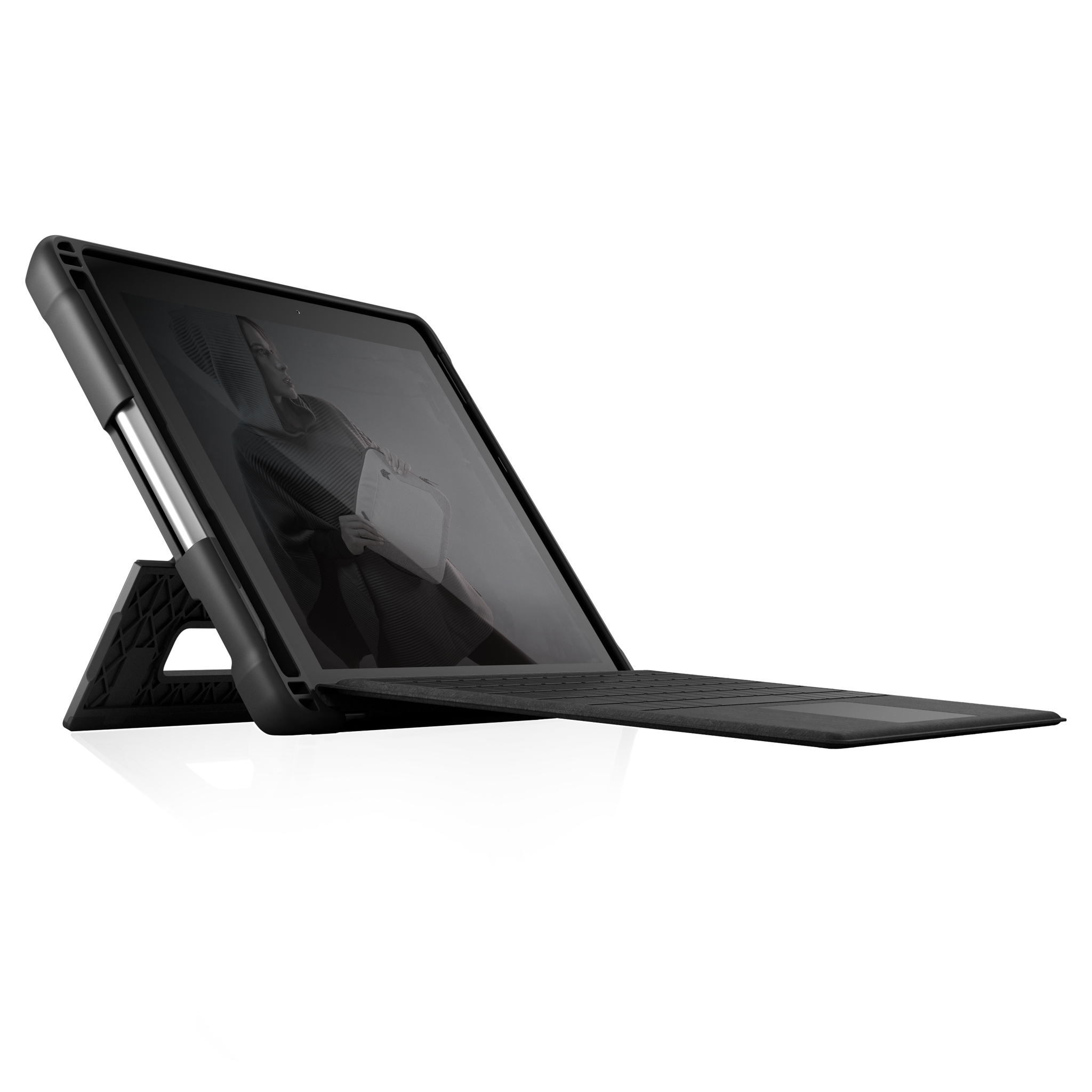 stm-goods-dux-shell-case-for-surface-go-2-go-3-go-4-with-transparent-back image 1