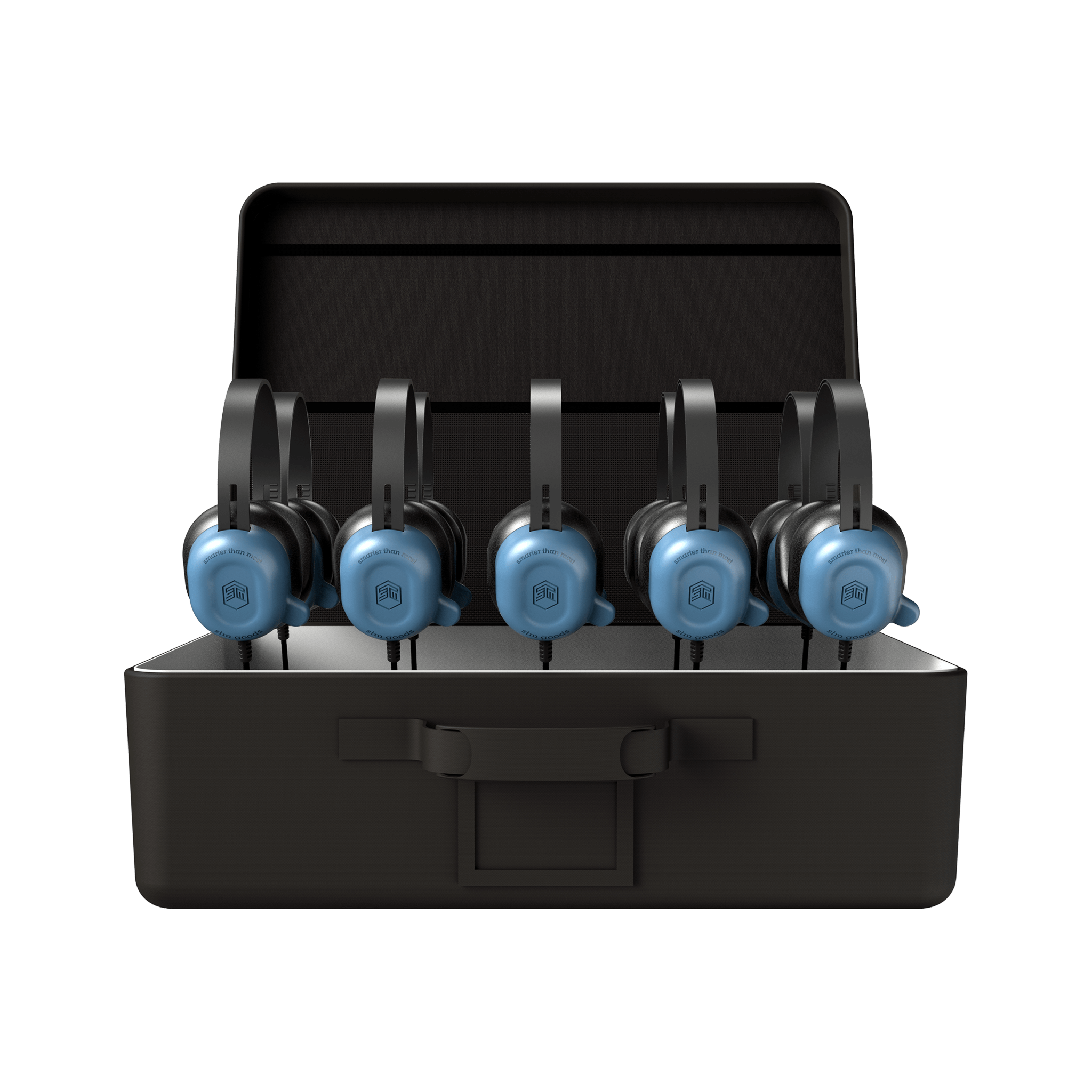 stm-goods-hear-o-headphones-10-pack-bundle-with-eva-storage-case image 1