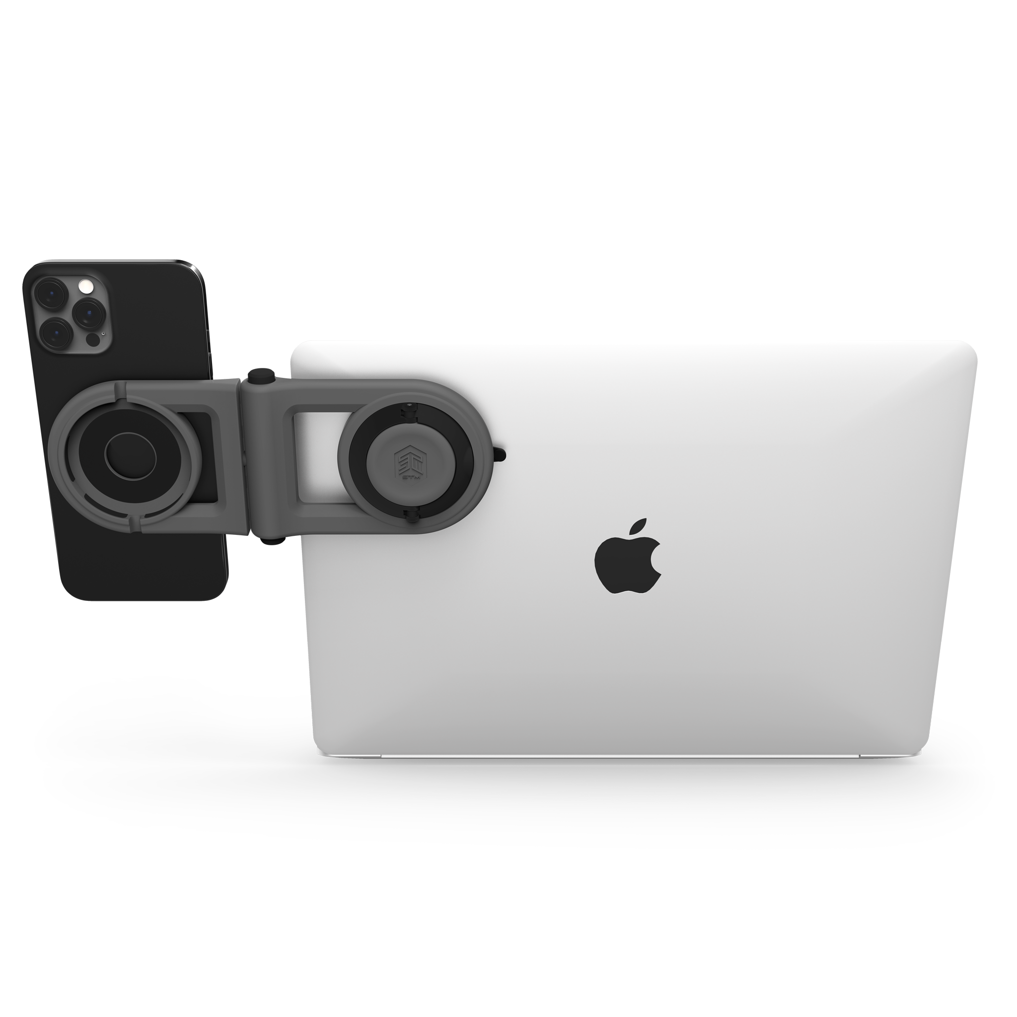 stm-goods-magarm-portable-phone-mount-magsafe-compatible-attaches-to-laptop-scre image 2