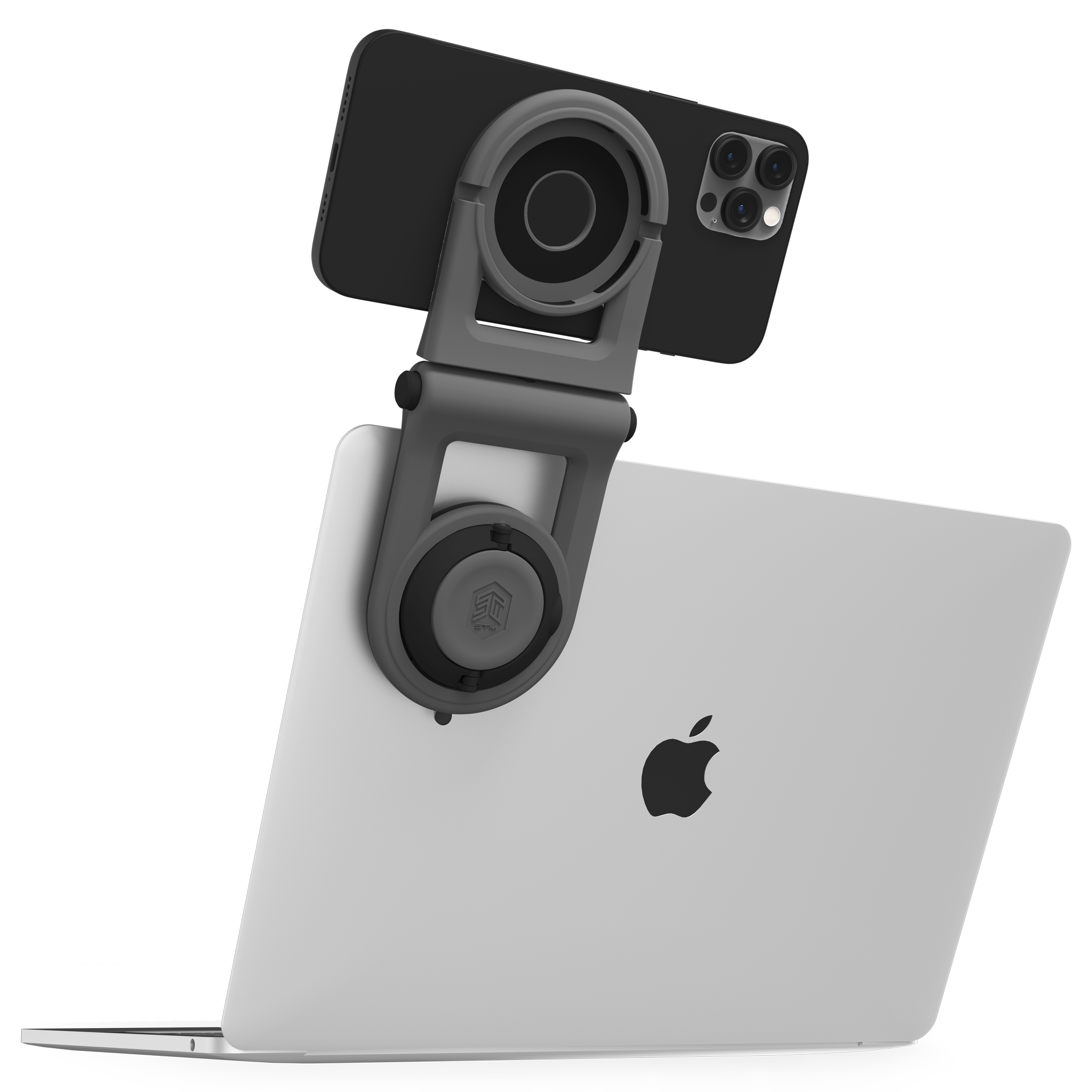 stm-goods-magarm-portable-phone-mount-magsafe-compatible-attaches-to-laptop-scre image 3