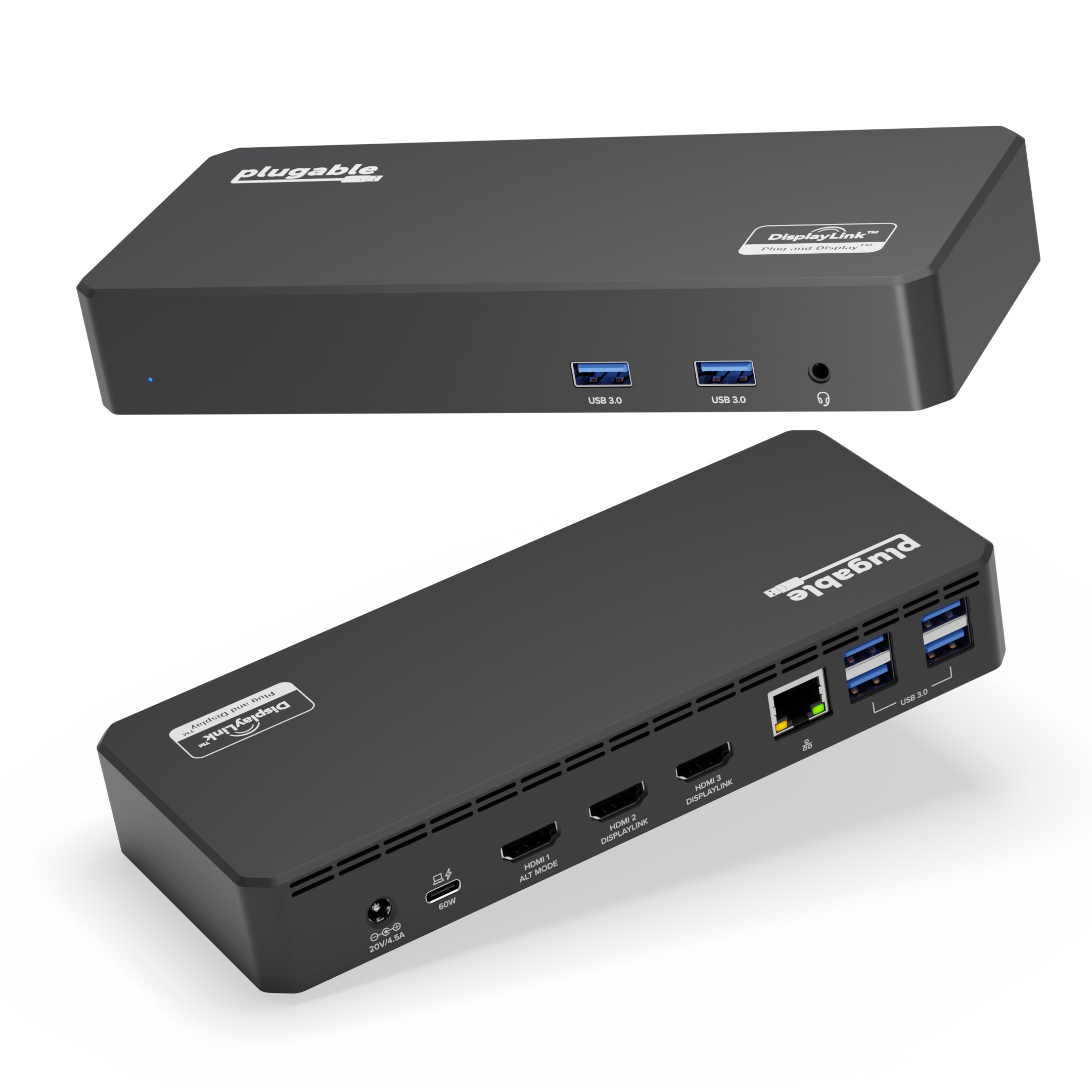 plugable-ud-3900pdz-usb-c-triple-monitor-docking-station-with-60w-charging image 1