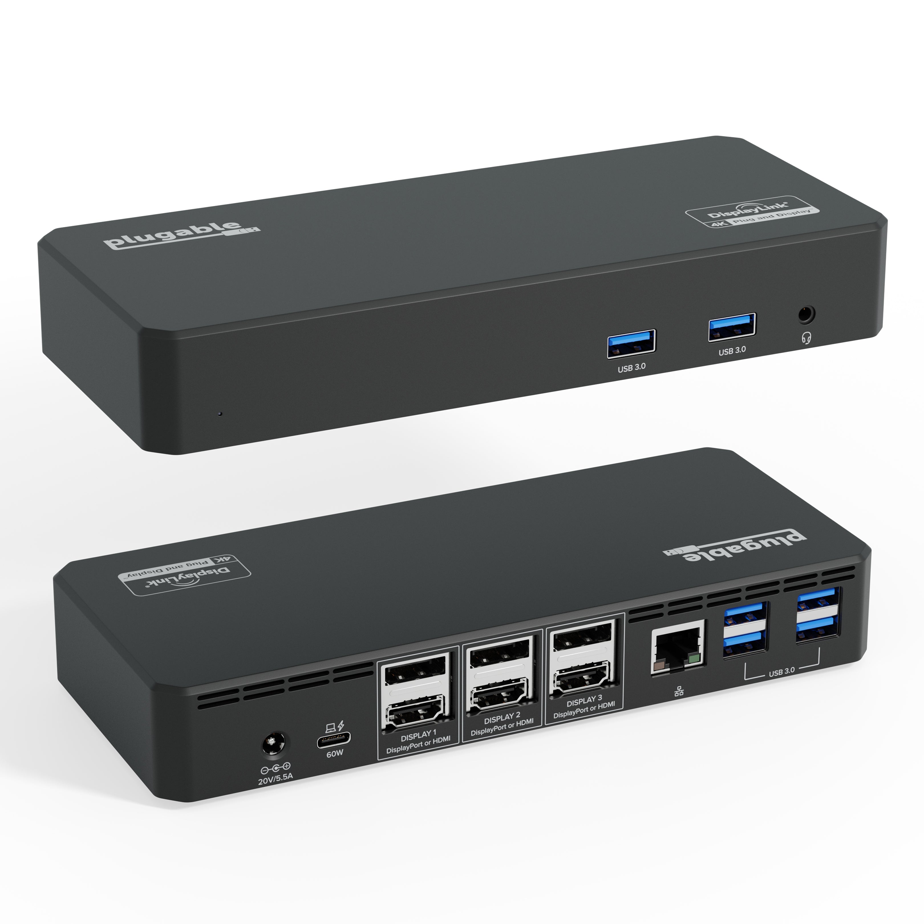 plugable-ud-6950pdz-usb-c-docking-station-prior-version-4k-triple-monitors-60w-l image 1