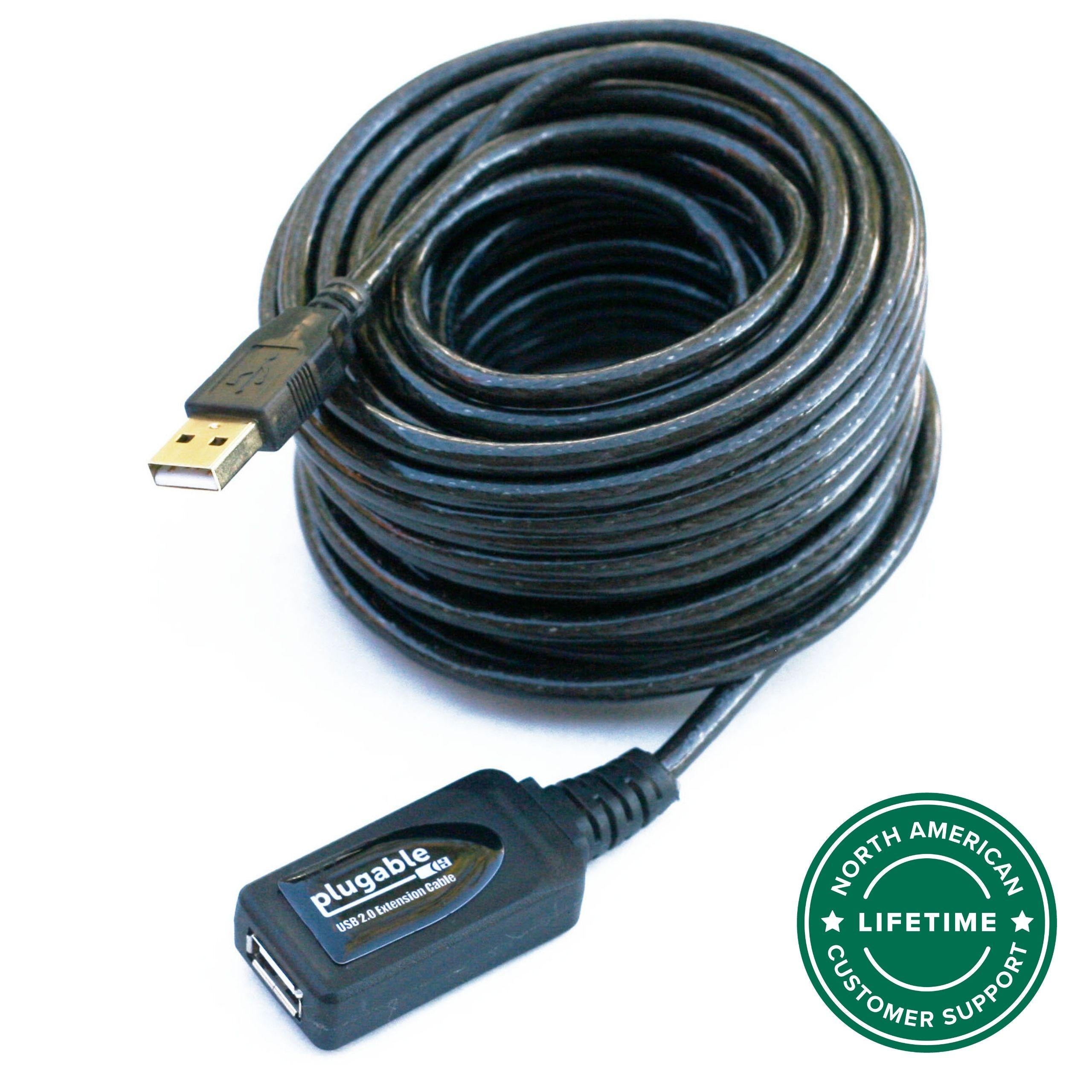 plugable-usb-2-0-active-extension-cable-10m-32ft-bus-powered image 1