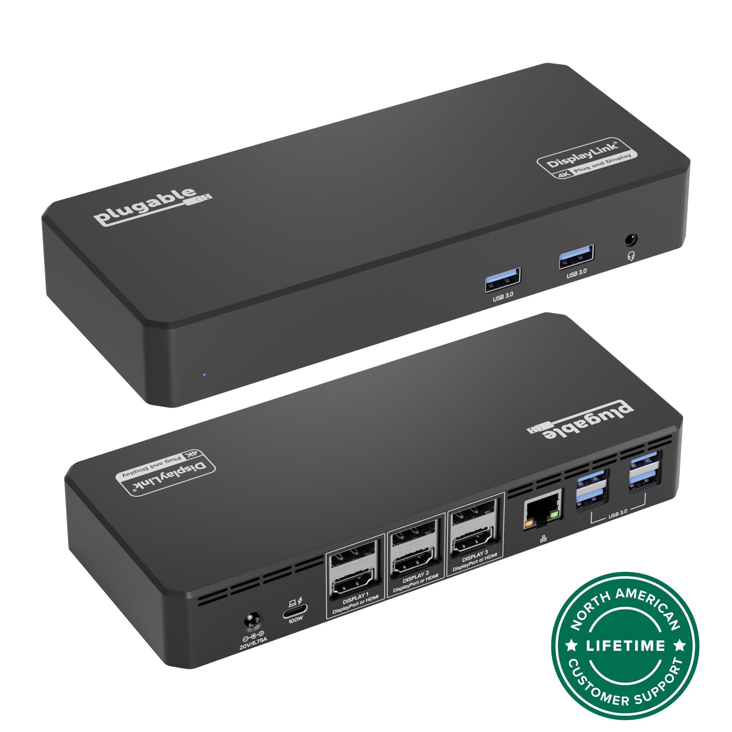 plugable-ud-6950pdz-usb-c-docking-station-with-100w-charging-for-triple-4k-monit image 1