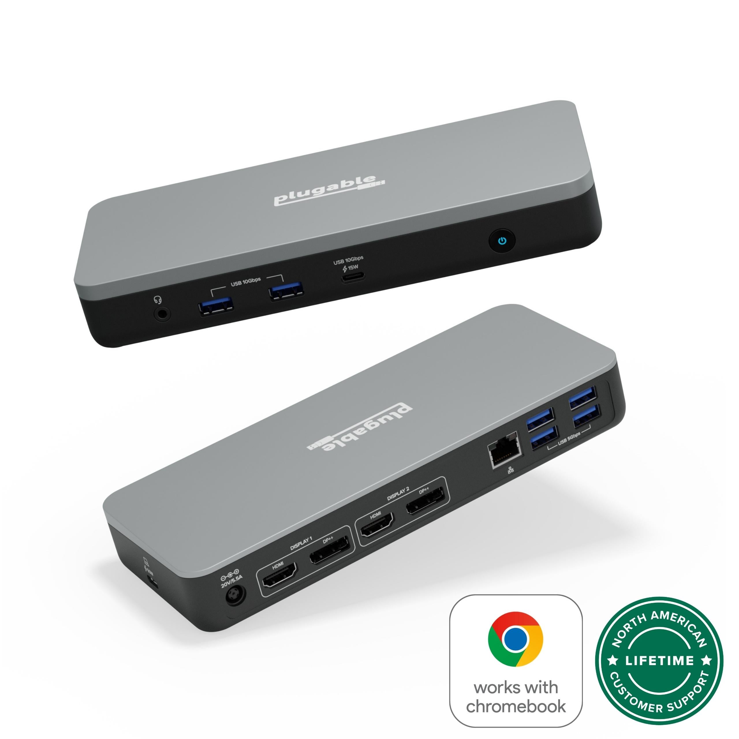plugable-usb-c-dual-monitor-docking-station-certified-works-with-chromebook-60w- image 1