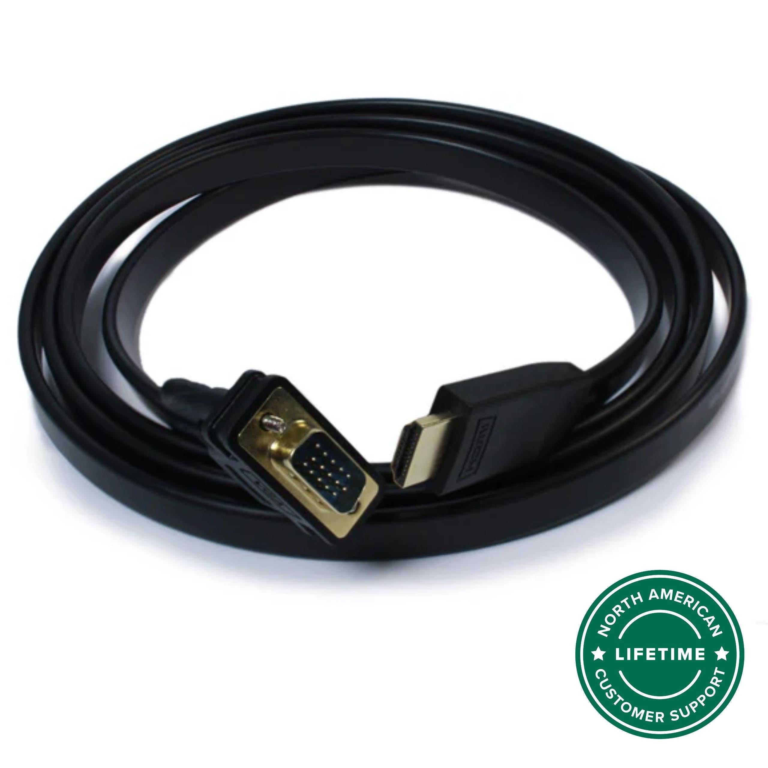 plugable-hdmi-to-vga-active-adapter-cable-6-ft-1080p image 1