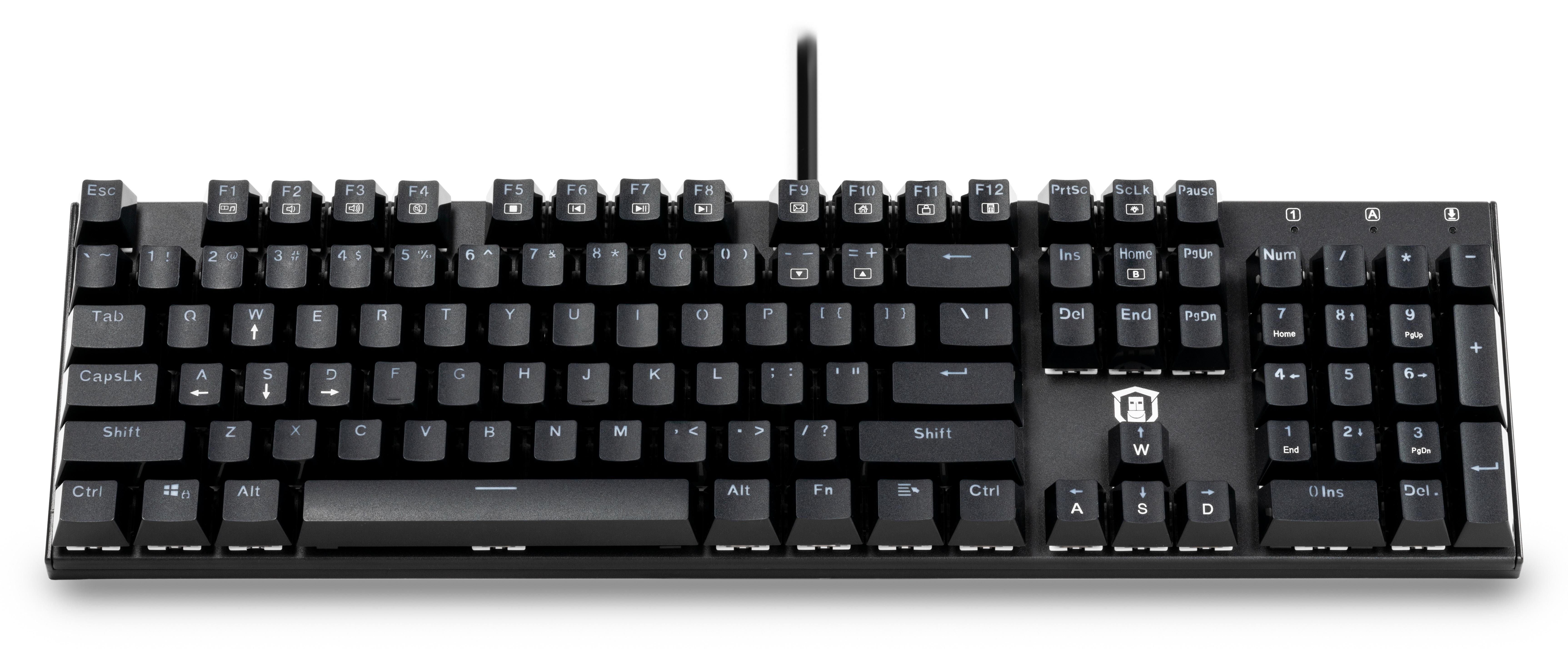 plugable-full-size-104-key-mechanical-keyboard-with-blue-style-switches image 1