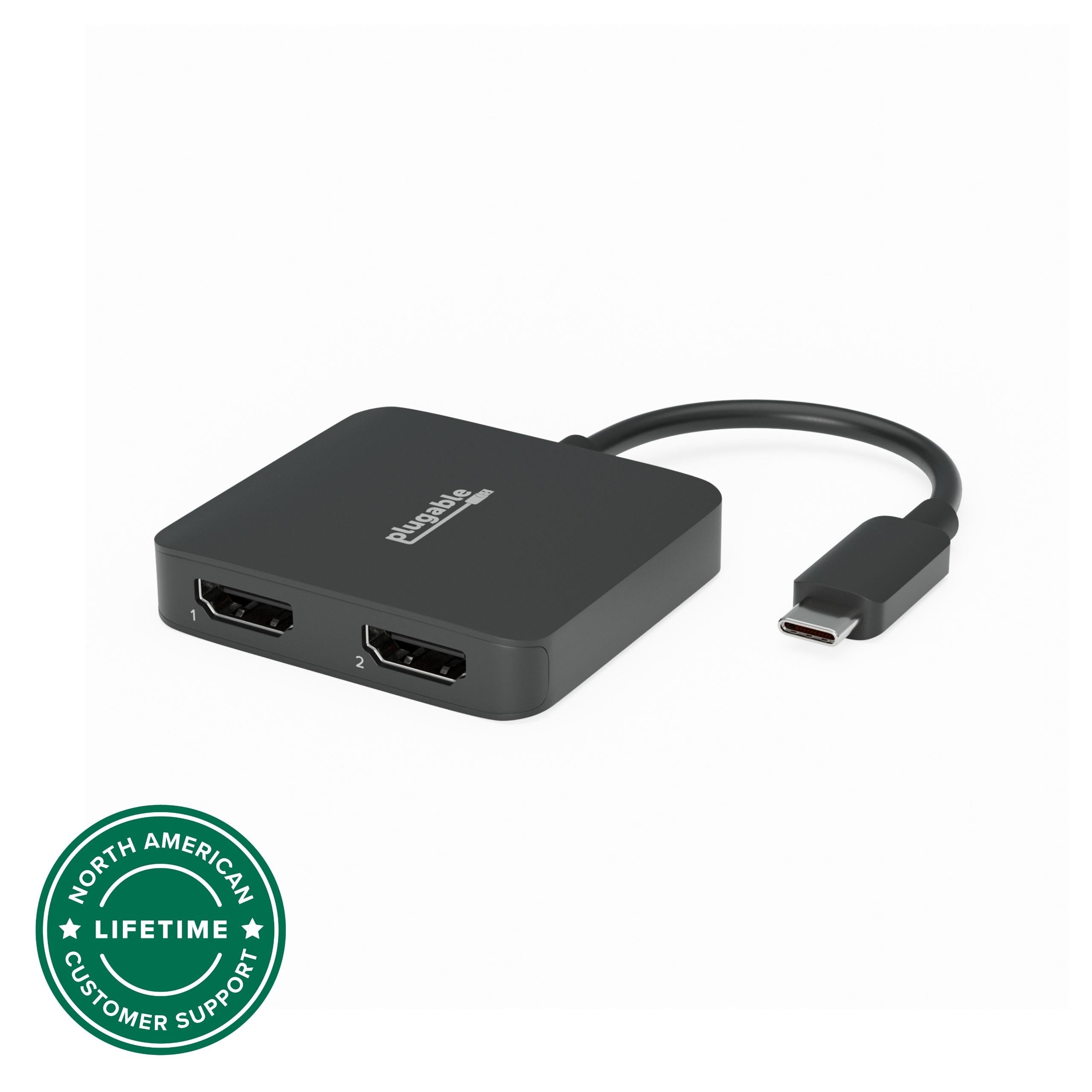 plugable-usb-c-dual-4k-hdmi-mst-display-adapter image 1