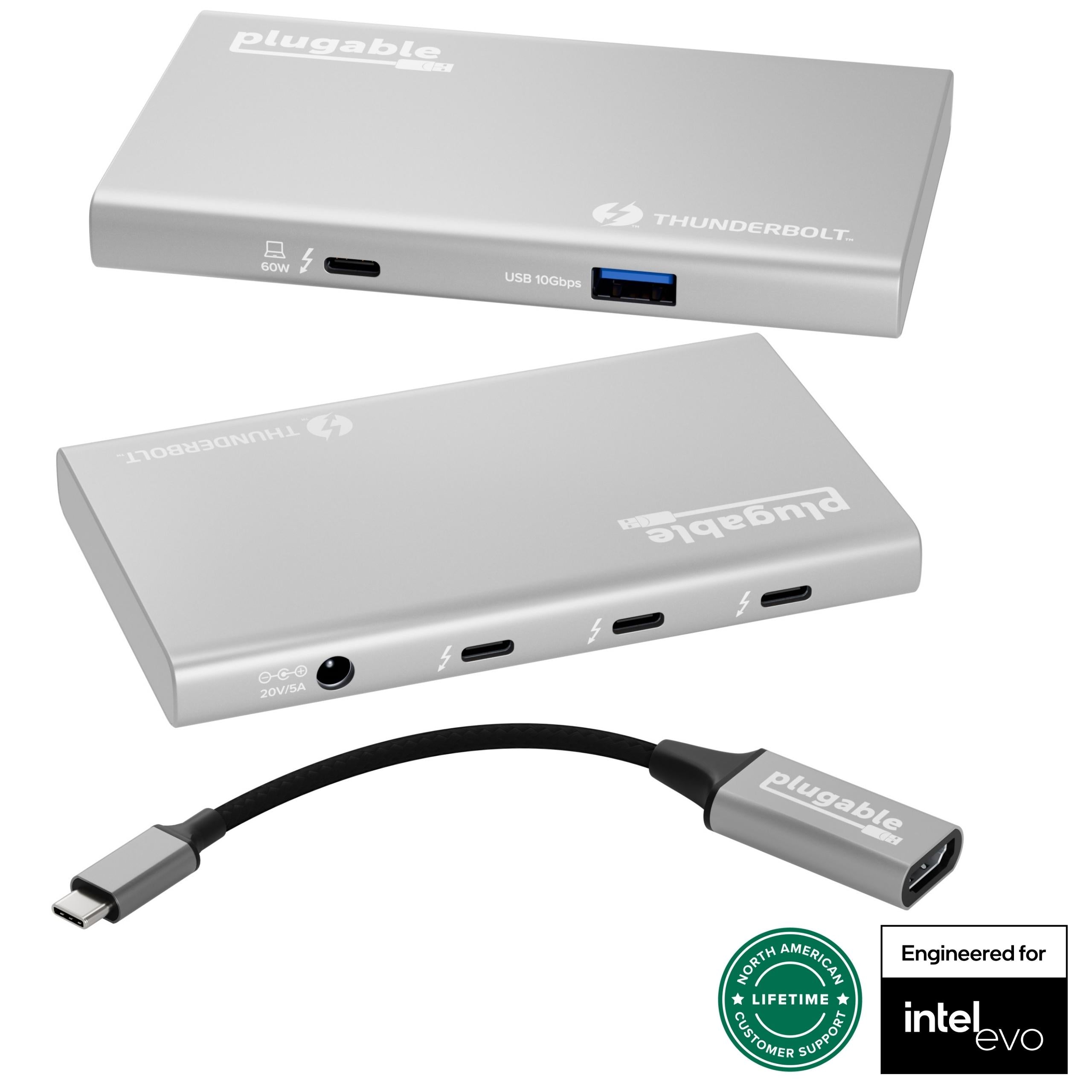 plugable-5-in-1-thunderbolt-4-and-usb4-hub-usb4-hub3a image 1
