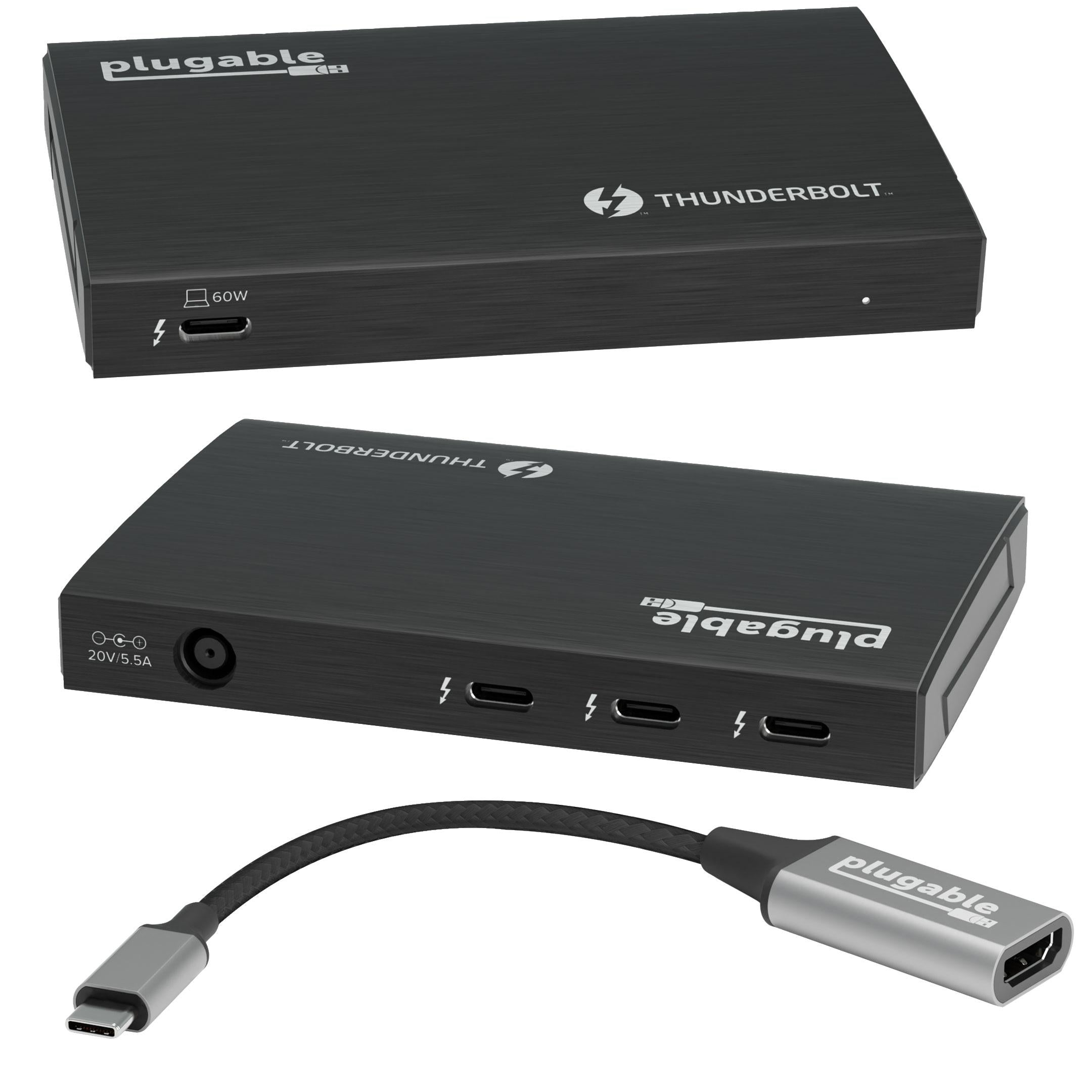 plugable-thunderbolt-4-and-usb4-hub-with-60w-charging-tbt4-hub3c image 1