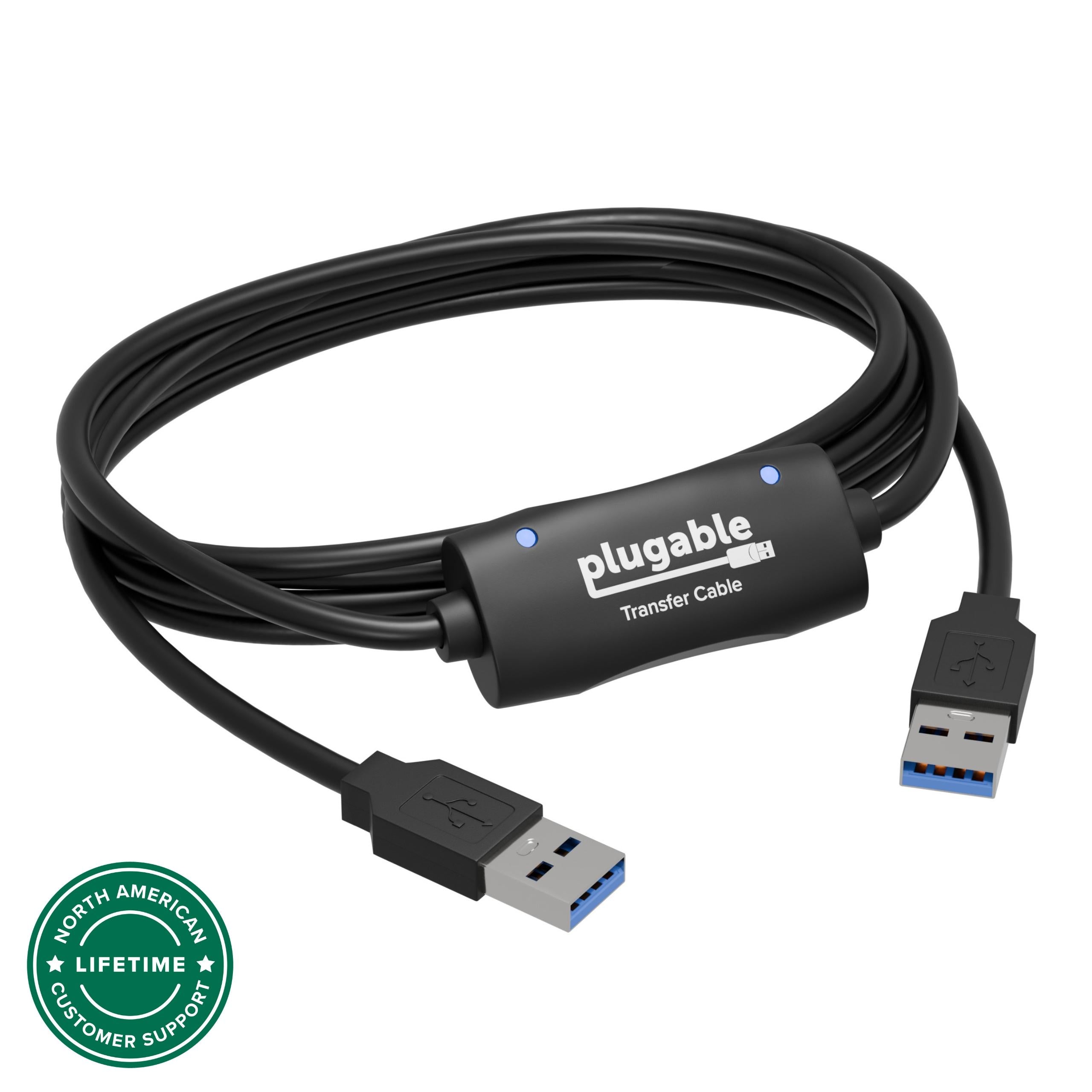 plugable-usb-3-0-superspeed-transfer-cable-pc-to-pc-for-windows image 1