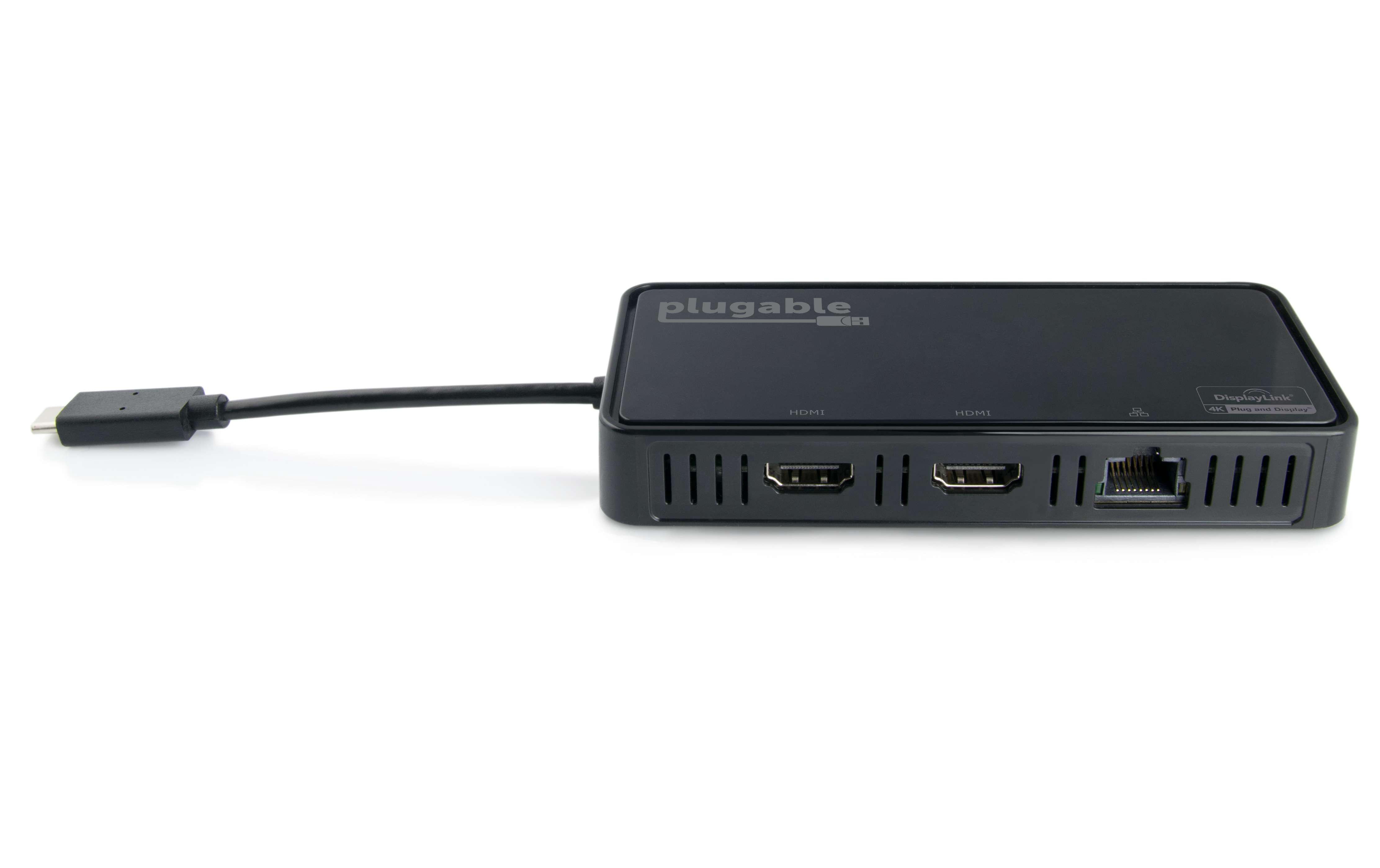 plugable-usb-c-dual-4k-hdmi-and-gigabit-ethernet-adapter image 1
