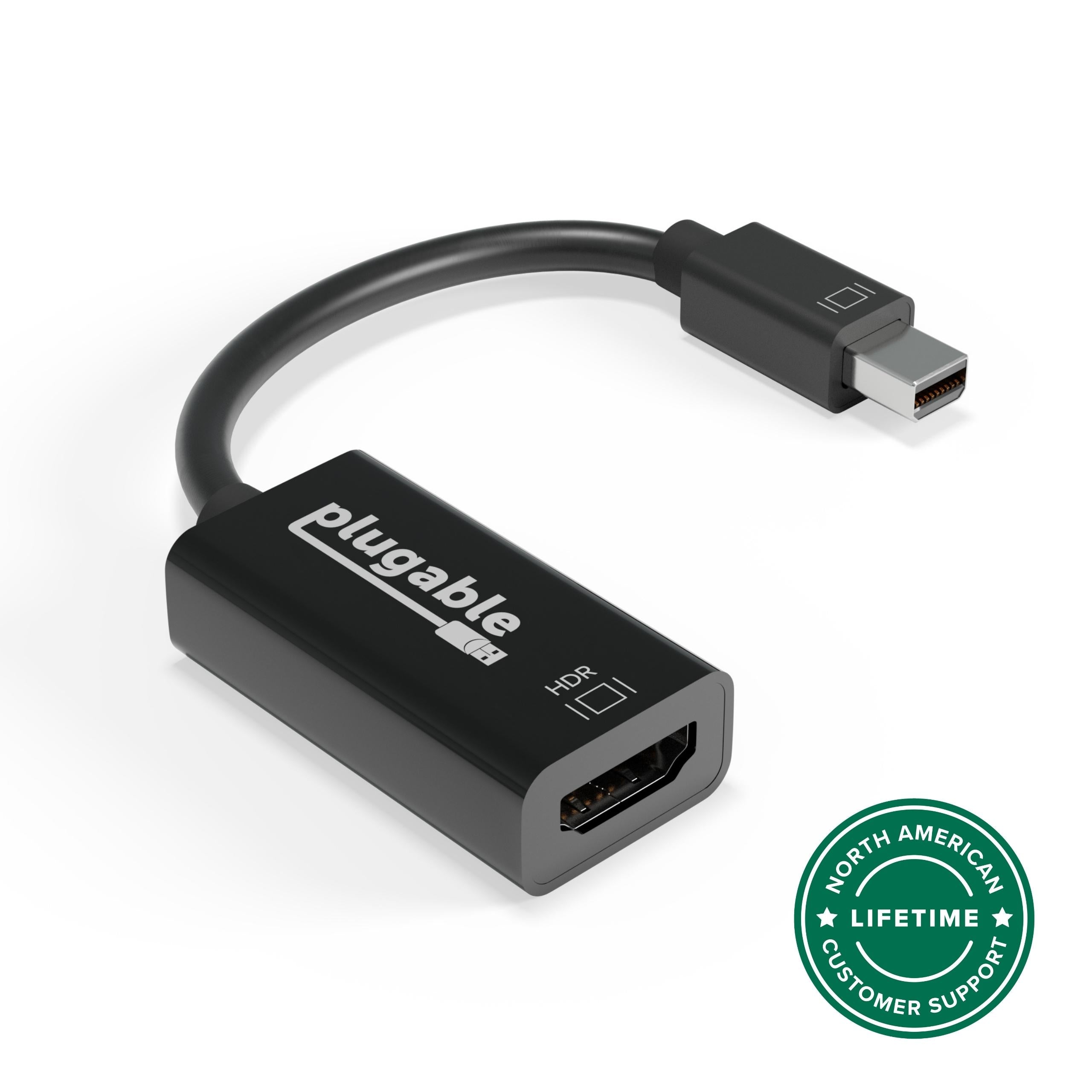 plugable-mini-displayport-thunderbolt-2-to-hdmi-2-0-active-adapter-for-4k image 1