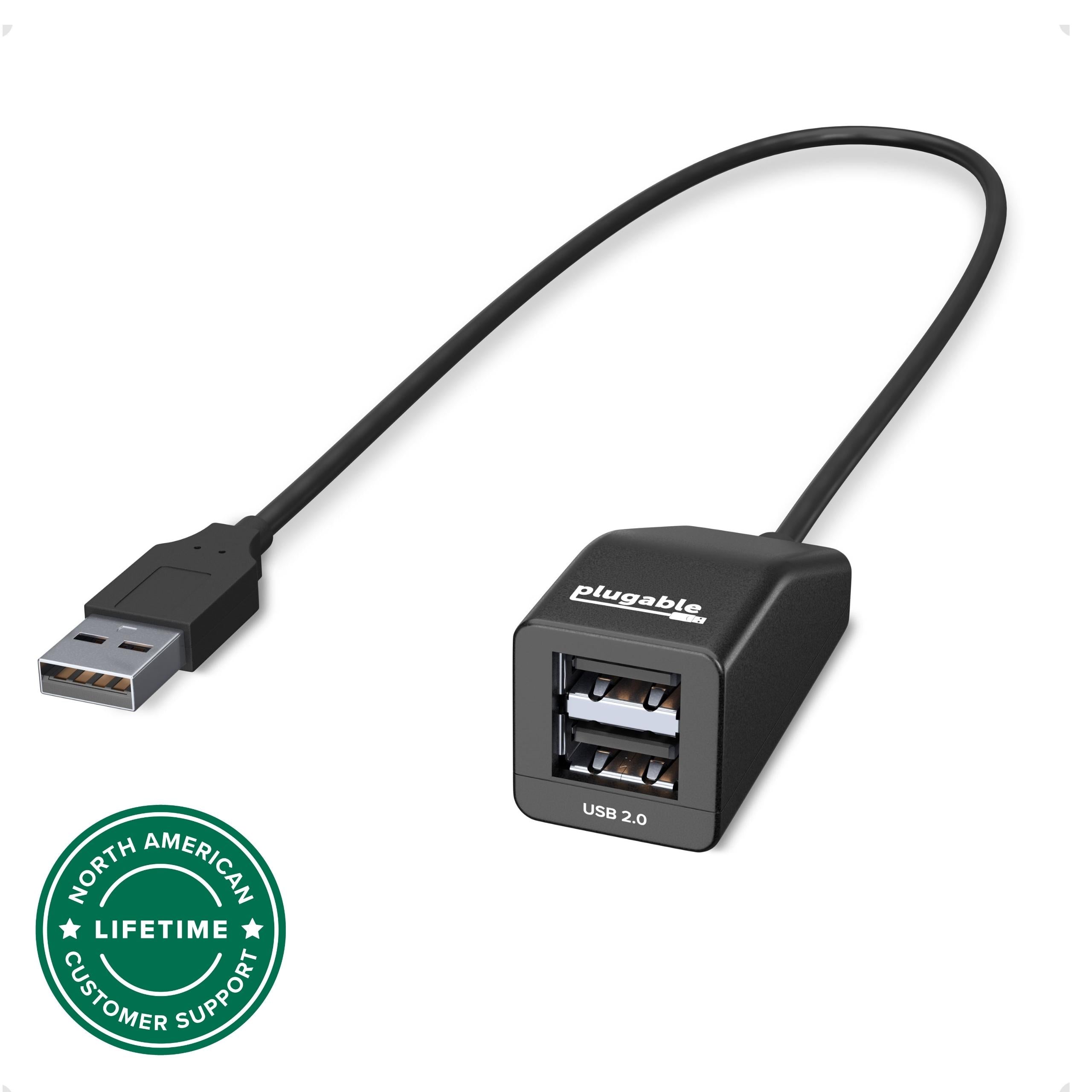 plugable-usb-2-0-2-port-hub-splitter image 1